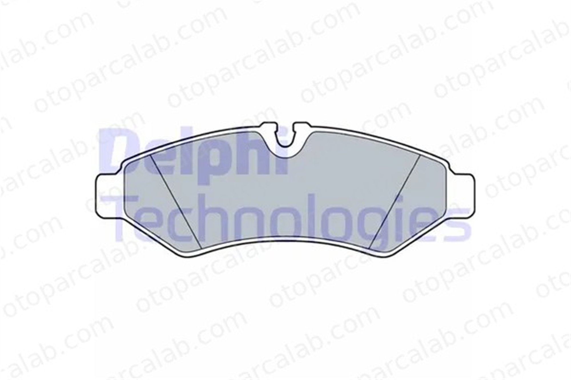 DELPHI LP3549 Fren Disk Balata Arka MERCEDES-BENZ SPRINTER 3,5-t Panelvan/Van SPRINTER 3,5-t Platform şasi A9104235600 A9104203700