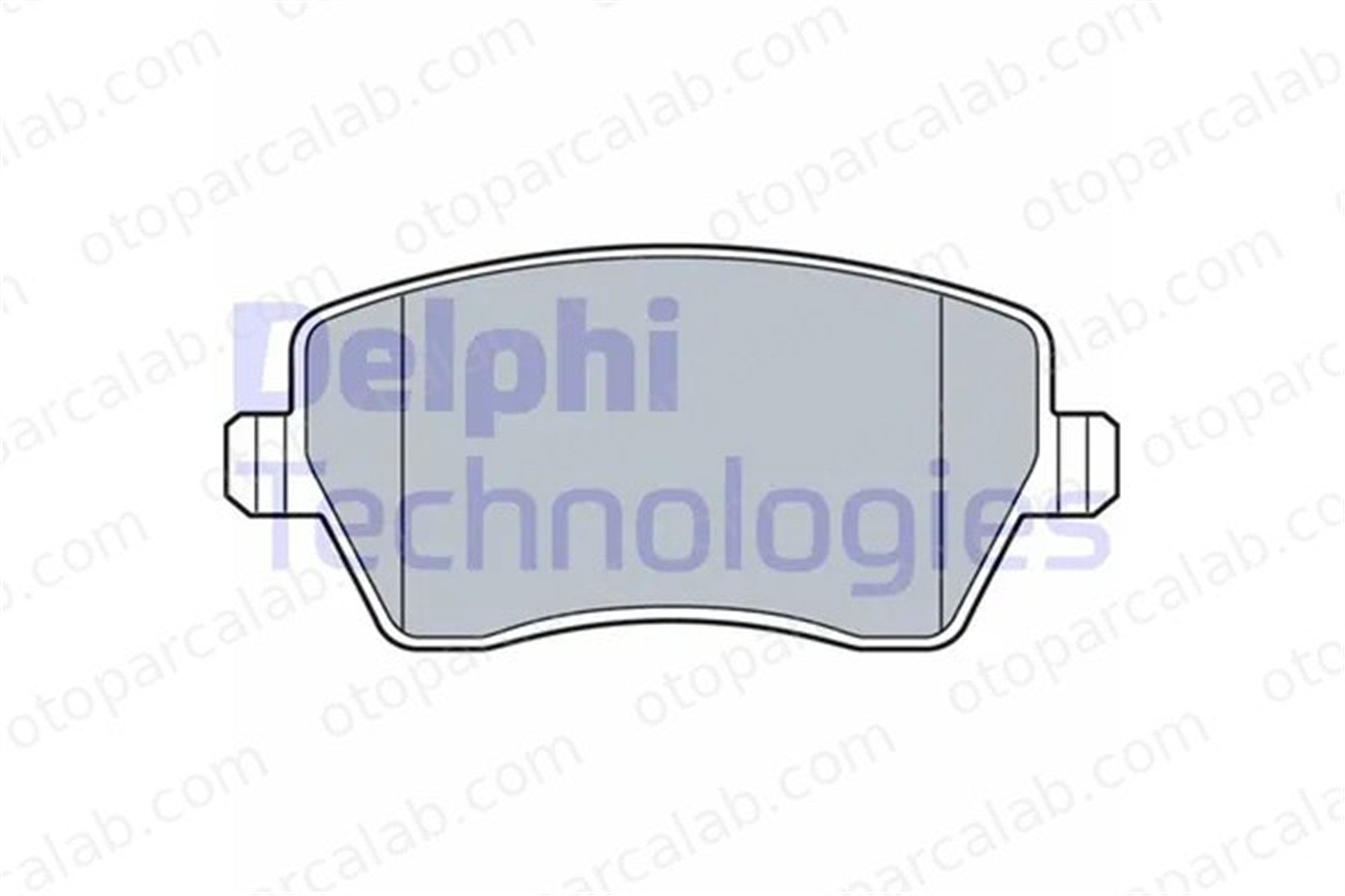 DELPHI LP3551 Fren Disk Balata Ön RENAULT CLIO III CLIO III Grandtour 410604076R 410604775R