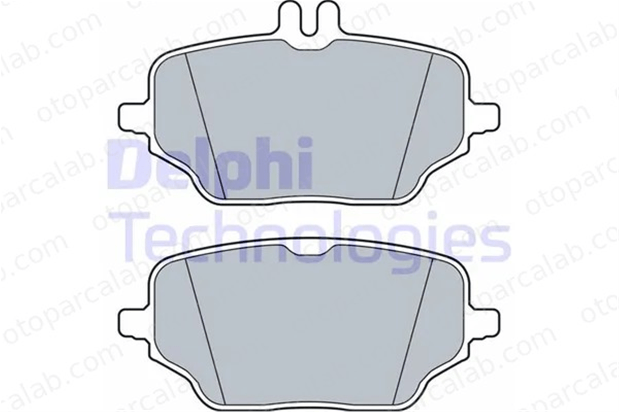 DELPHI LP3572 Fren Disk Balata Arka MERCEDES-BENZ GLE A0004204202 4204202
