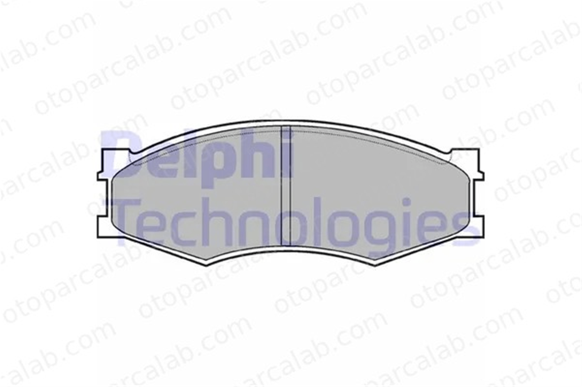DELPHI LP358 Fren Disk Balata Ön NISSAN PICK UP BLUEBIRD DA06031E86 D1060V6794