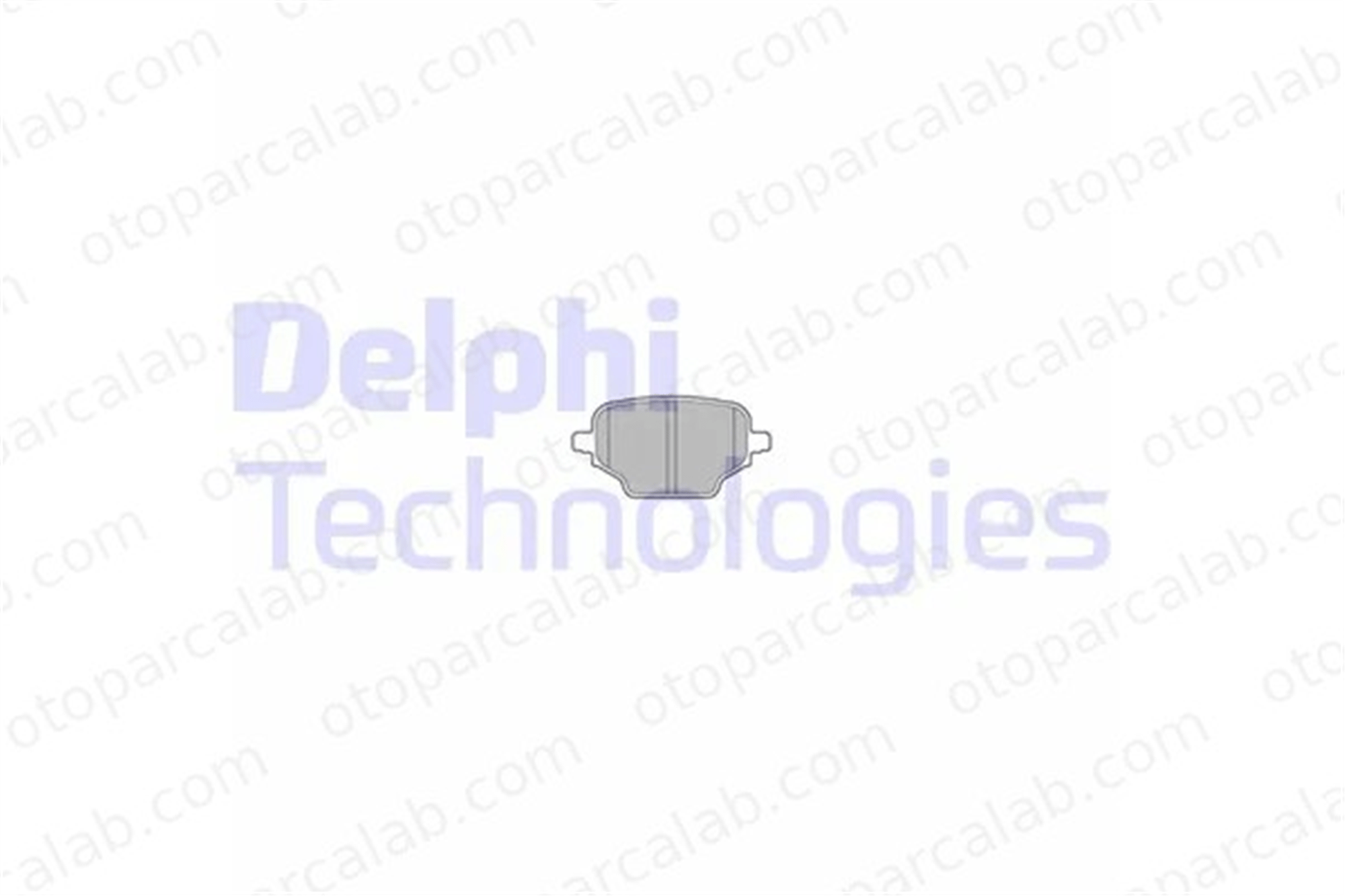 DELPHI LP3580 Fren Disk Balata Arka CITROËN BERLINGO Kasa/büyük limuzin PEUGEOT PARTNER Kasa/büyük limuzin 1635254980 1647887380