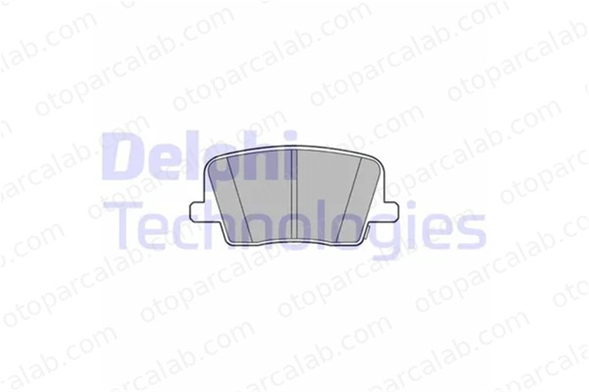 DELPHI LP3581 Fren Disk Balata Ön SSANGYONG REXTON MUSSO GRAND 48413360B0 48413360D0
