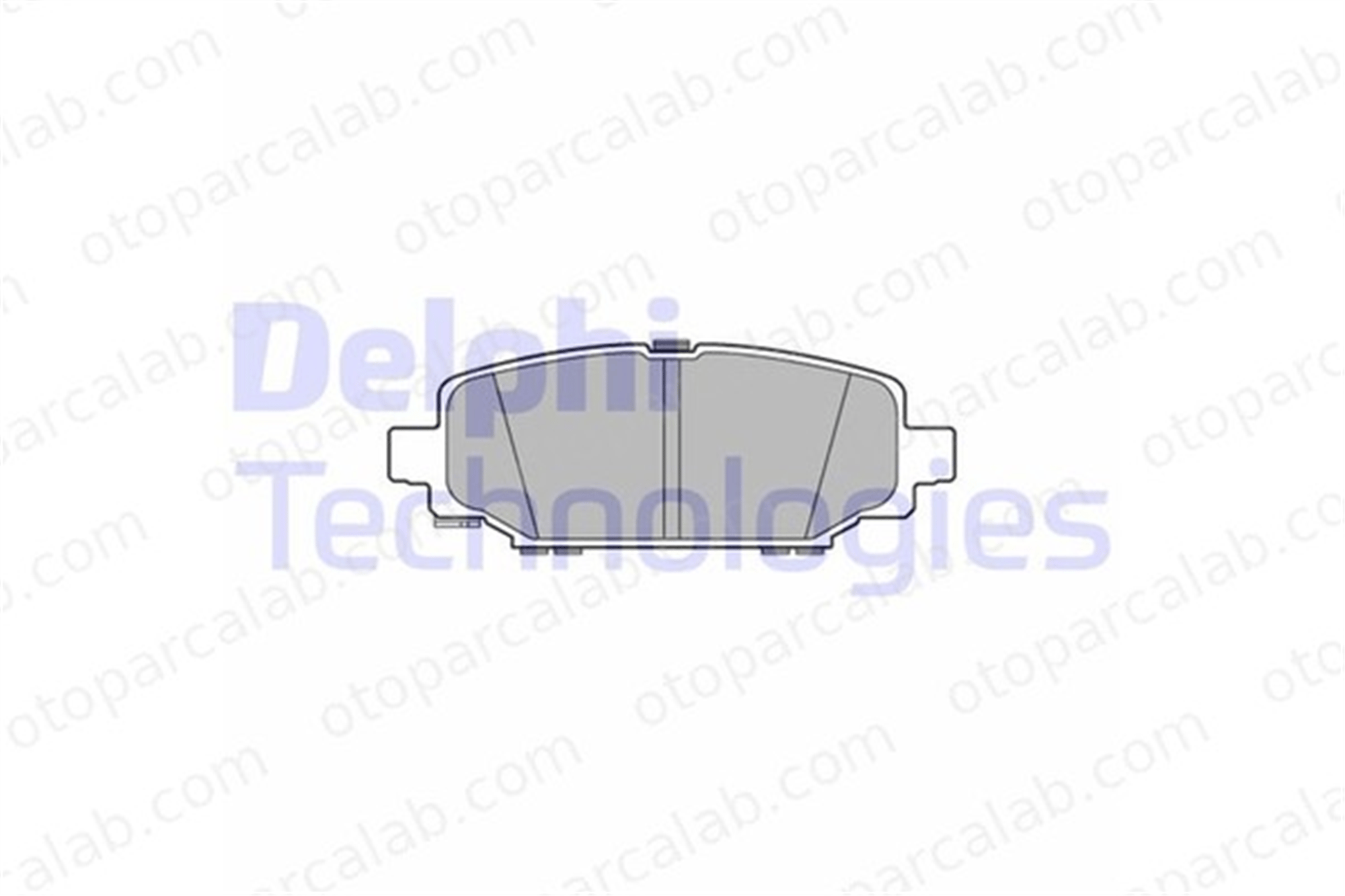 DELPHI LP3582 Fren Disk Balata Ön PORSCHE 911 BOXSTER 68385238AA 68385238AB