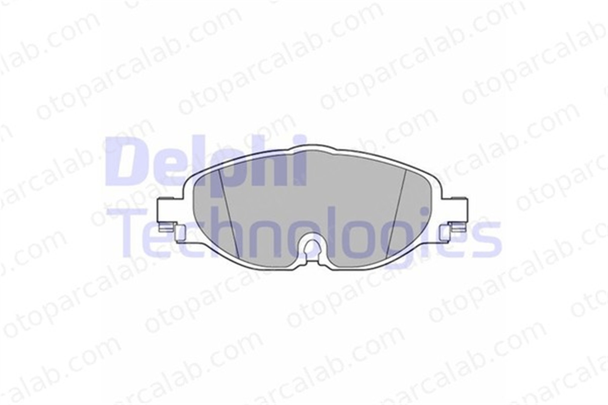DELPHI LP3584 Fren Disk Balata Ön VW GOLF VII GOLF VII Variant 2K5698151A 2K5698151B