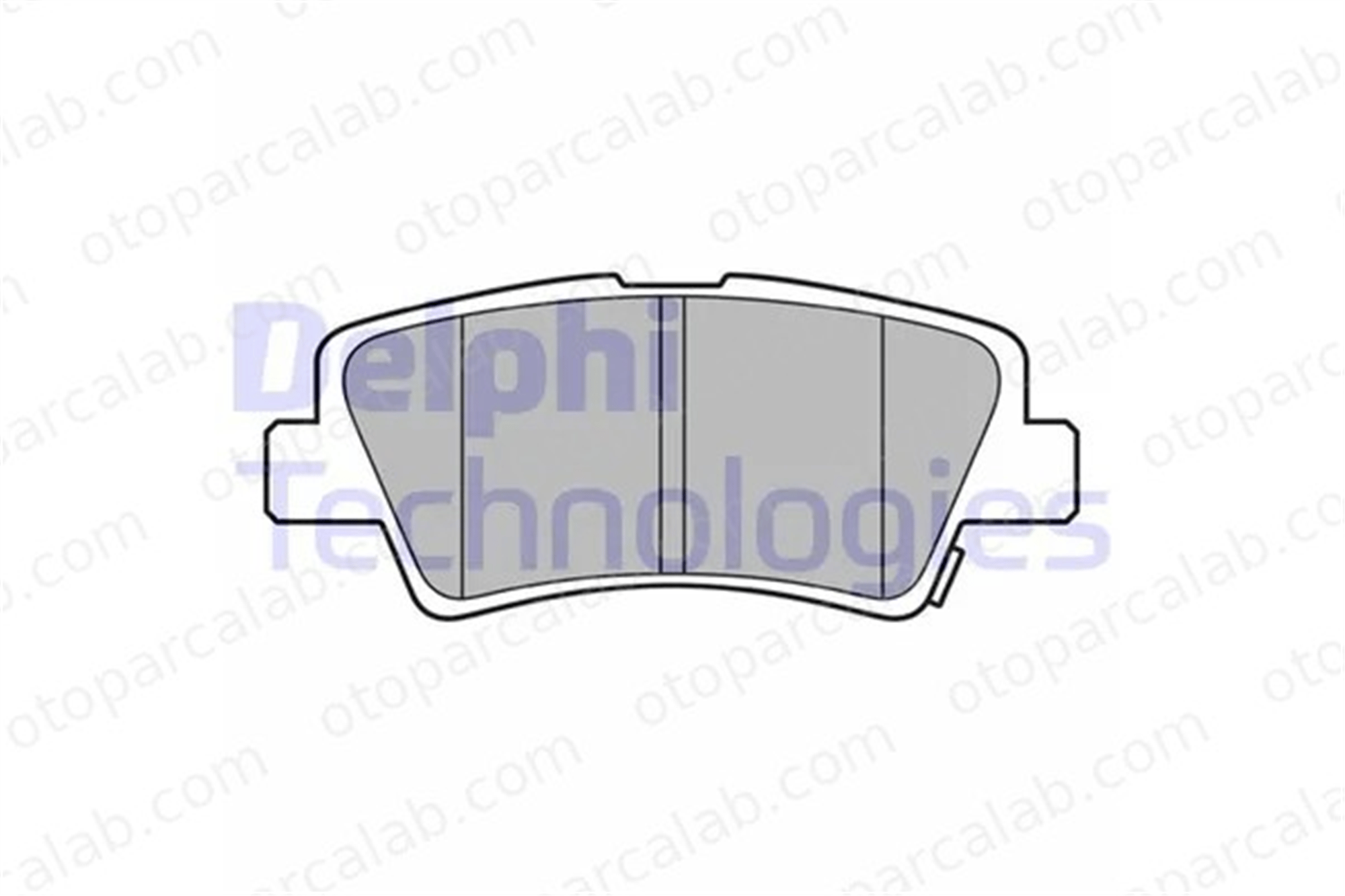 DELPHI LP3587 Fren Disk Balata Arka HYUNDAI KONA KIA OPTIMA Sportswagon 58302D4A55 58302A6A33