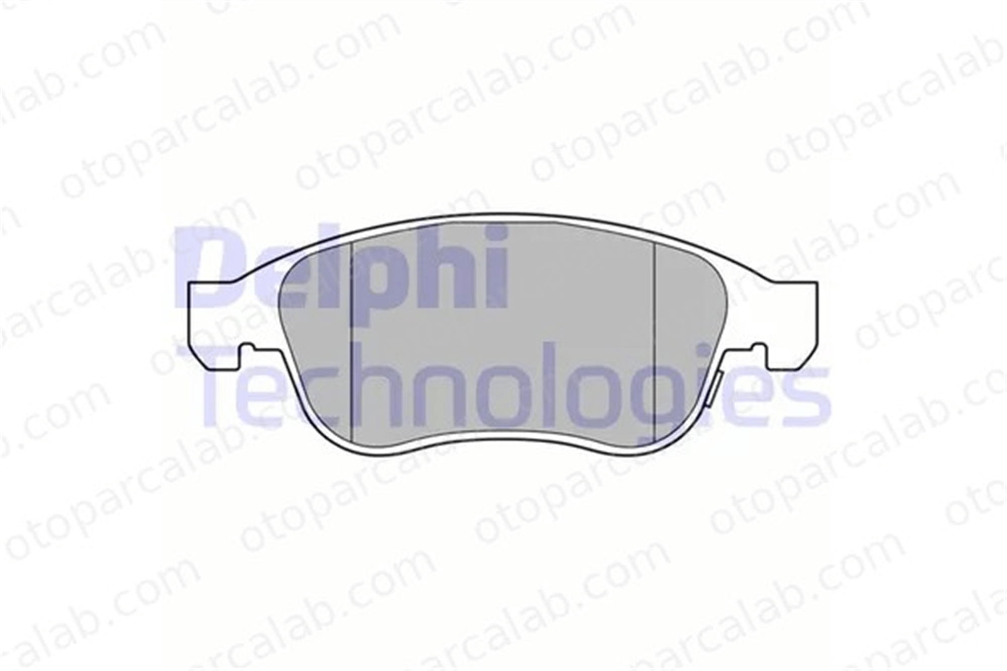 DELPHI LP3588 Fren Disk Balata Ön FIAT 500X JEEP RENEGADE SUV 77367213 77367369