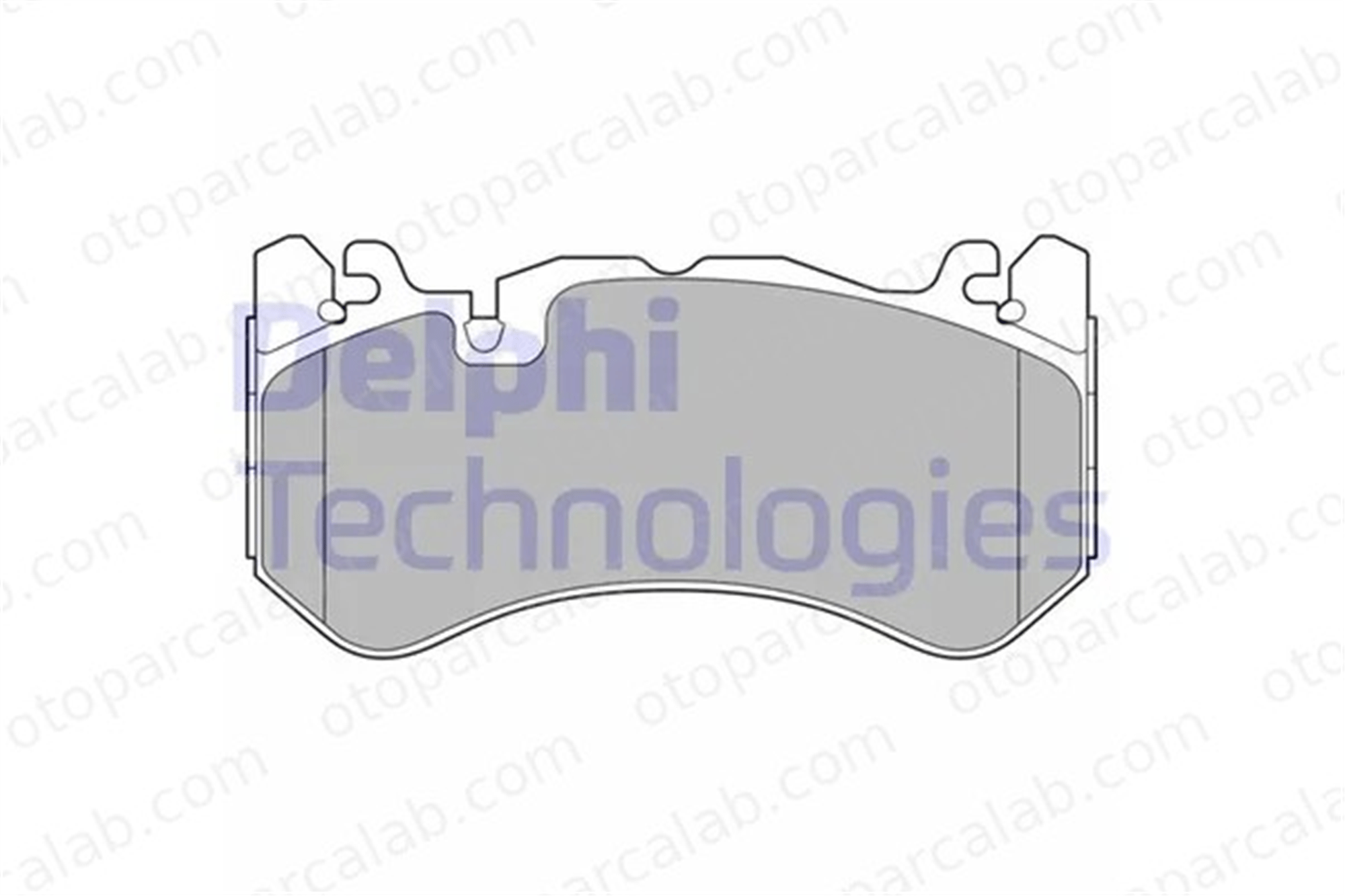 DELPHI LP3589 Fren Disk Balata Ön MERCEDES-BENZ AMG GT E-SERISI 4203102 4202804
