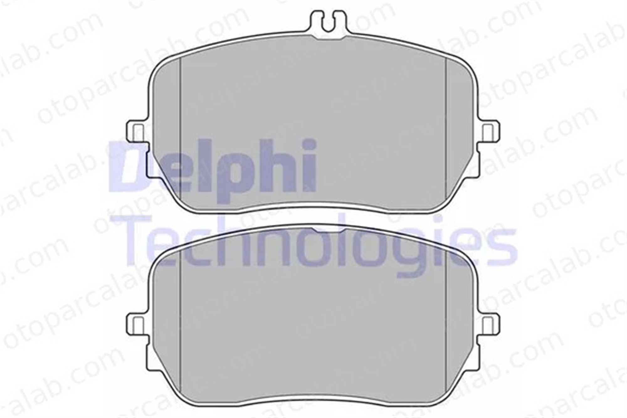 DELPHI LP3603 Fren Disk Balata Ön MERCEDES-BENZ GLE GLS A0004203802 4201606