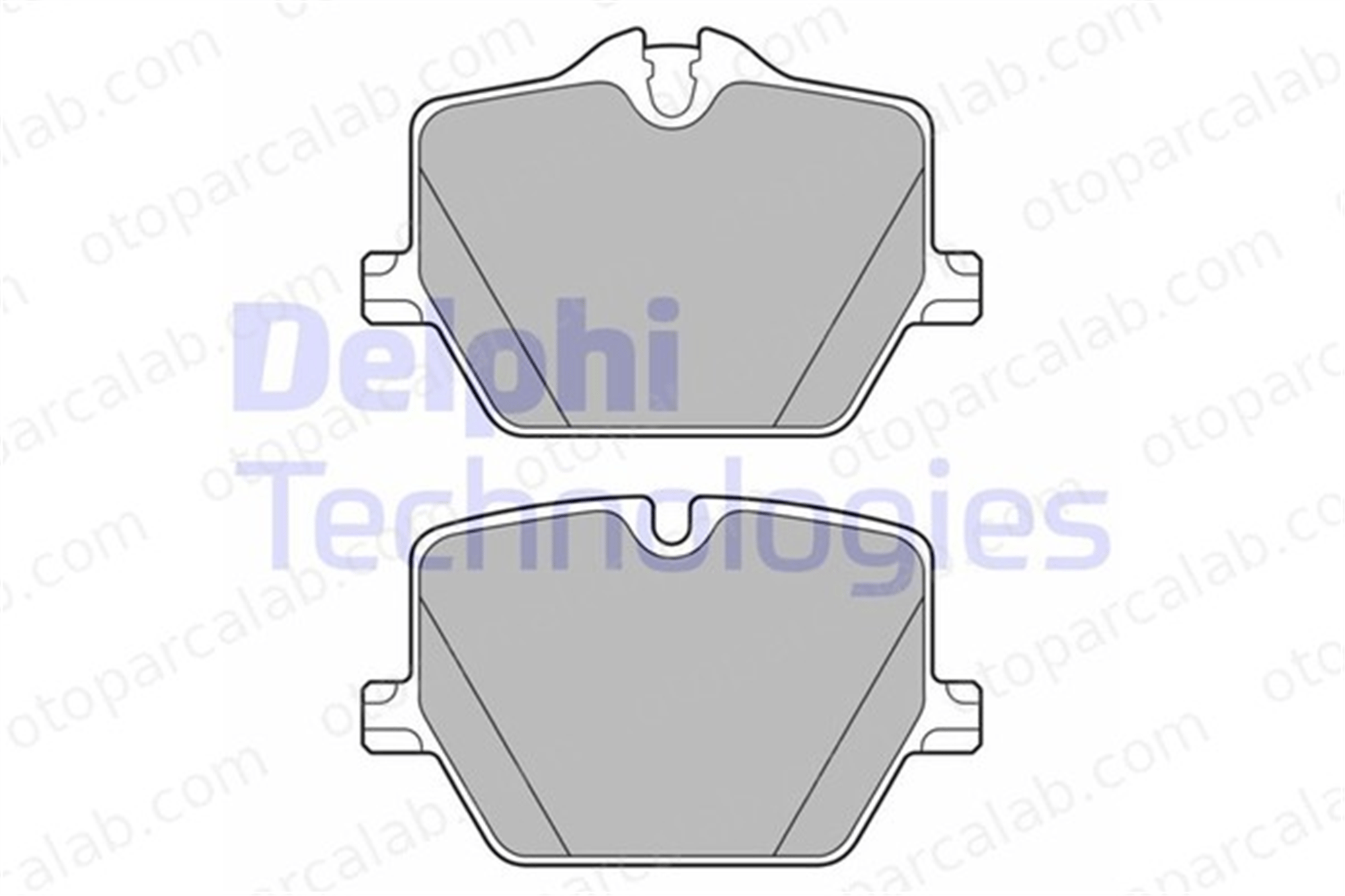 DELPHI LP3604 Fren Disk Balata Arka BMW 3 3 Touring 34206888835 4466WAA03
