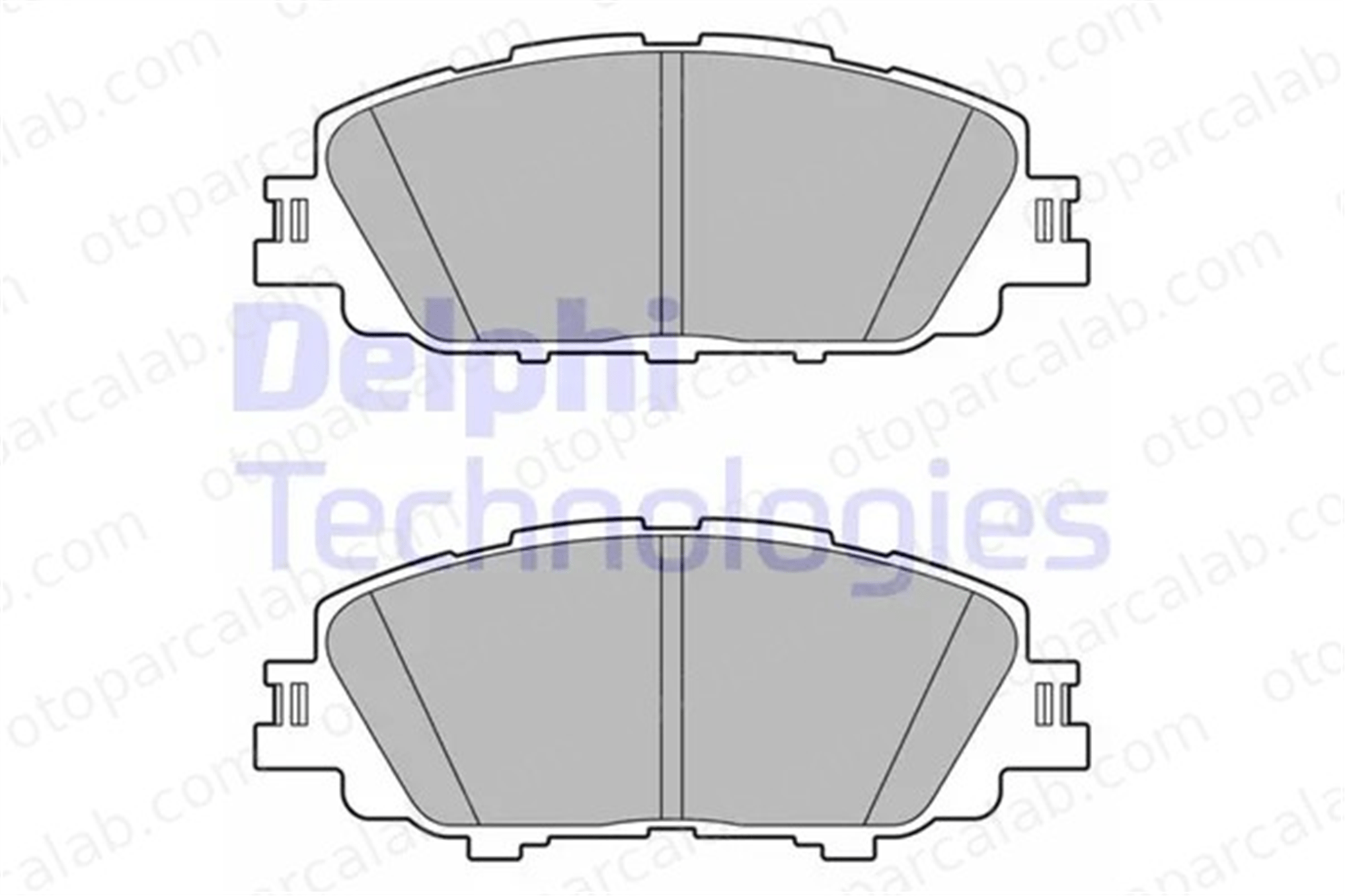 DELPHI LP3647 Fren Disk Balata Ön TOYOTA PRIUS PHV 446502460 0446502460