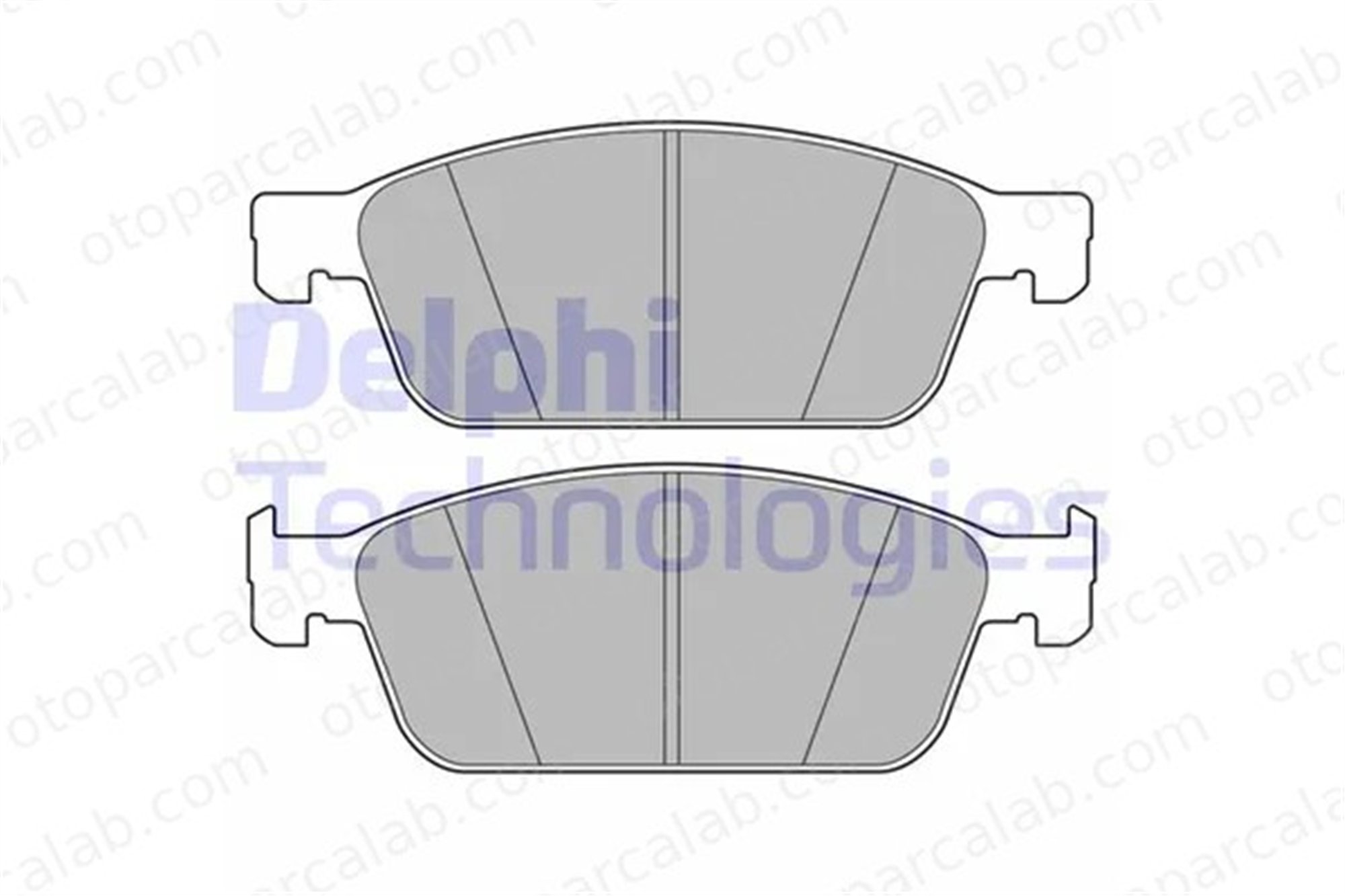 DELPHI LP3666 Fren Disk Balata Ön FORD TOURNEO CONNECT / GRAND TOURNEO CONNECT V408 MPV TRANSIT CONNECT MPV BV612K021AD CV612K021BA