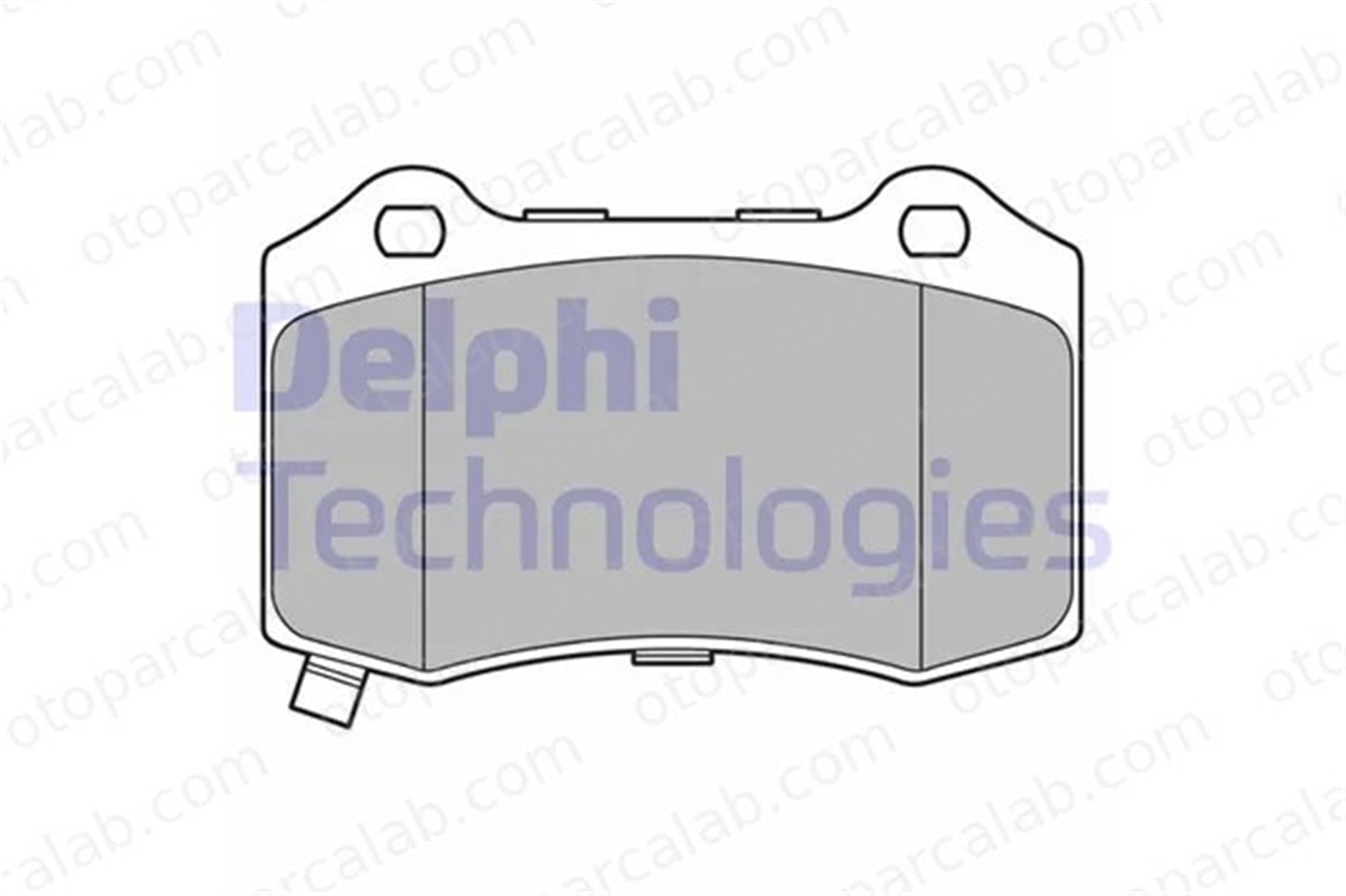 DELPHI LP3676 Fren Disk Balata Ön CHRYSLER 300C JEEP GRAND CHEROKEE IV 106833100B 25940439