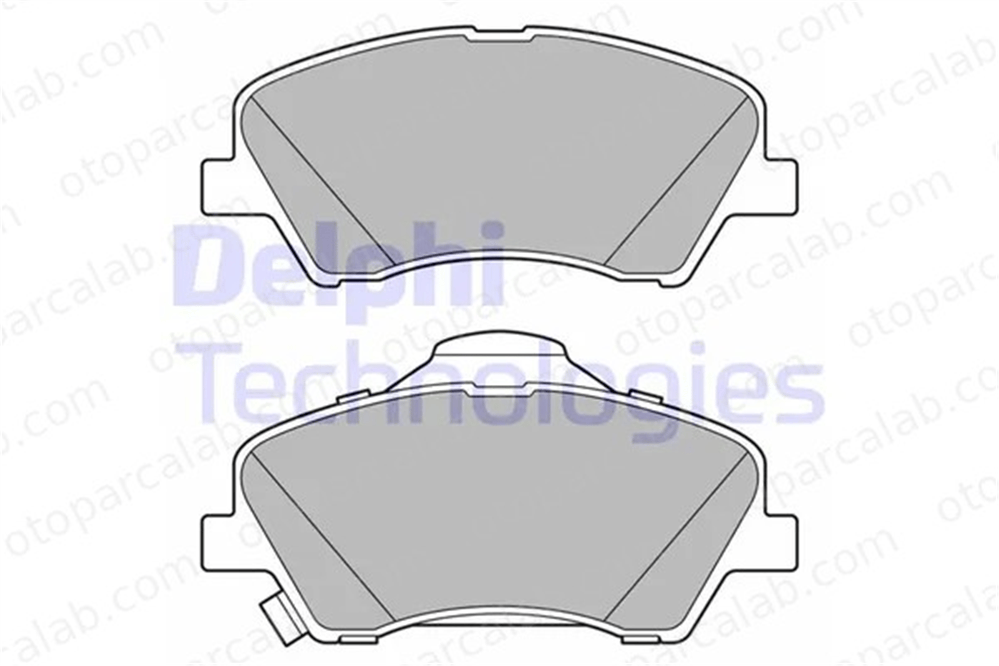 DELPHI LP3678 Fren Disk Balata Ön KIA RIO IV STONIC 58101H5A25 58101H8A55
