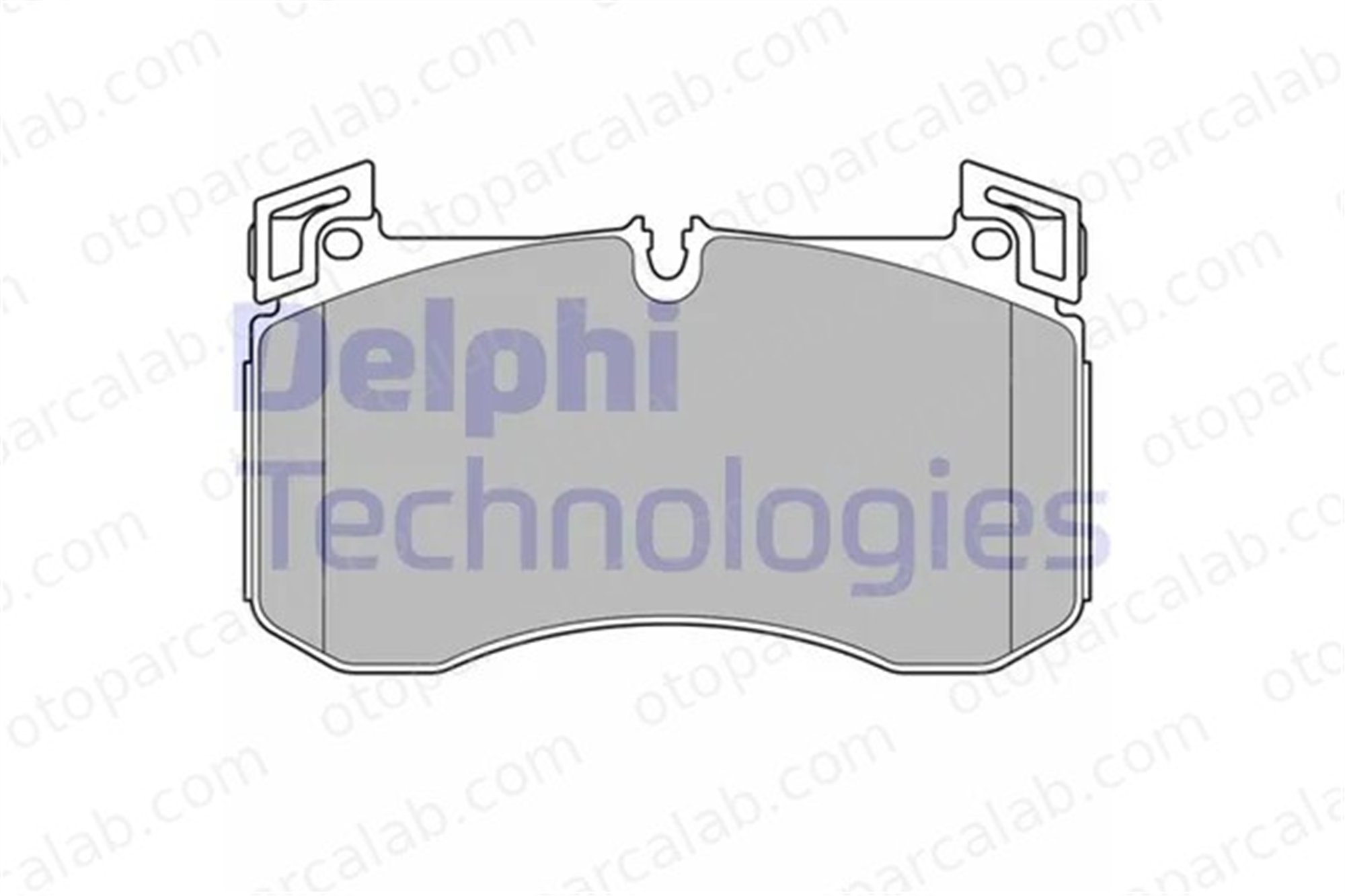 DELPHI LP3728 Fren Disk Balata Ön MERCEDES-BENZ GLE GLE Coupe A0004205002 A0004200806
