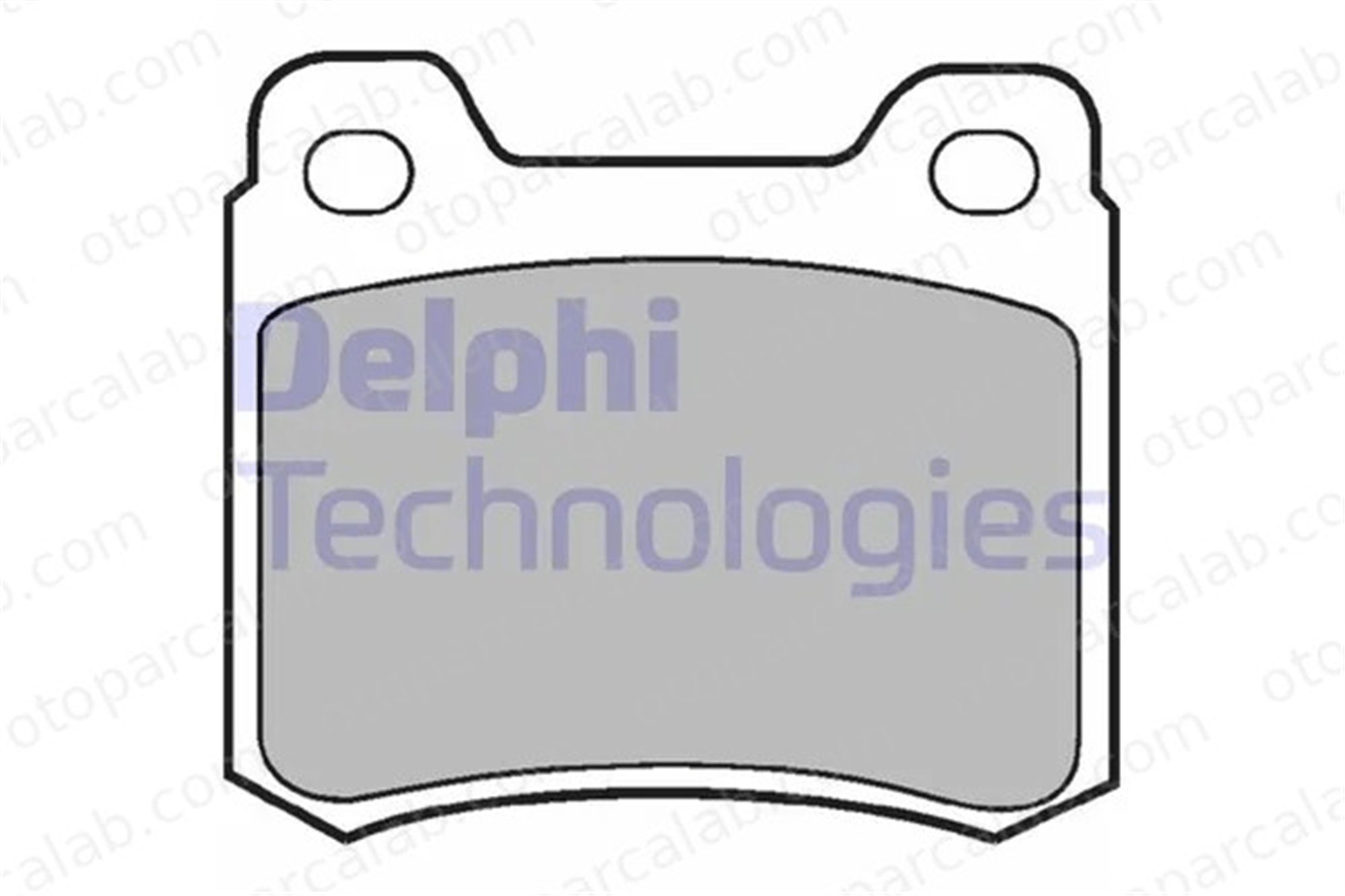 DELPHI LP440 Fren Disk Balata Arka MERCEDES-BENZ 190 E-SERISI Coupe 4200120 000 420 0120