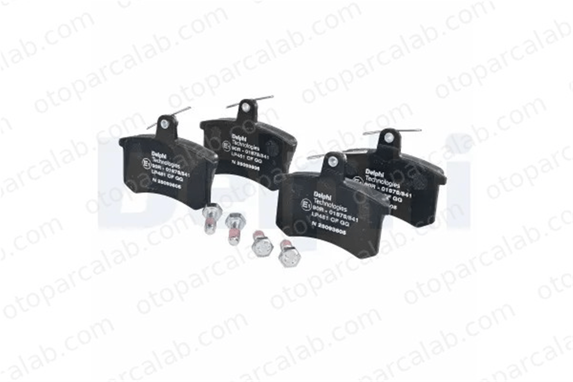 DELPHI LP451 Fren Disk Balata Arka AUDI 100 C3 Sedan 100 C3 Avant 4D0698451B 16416260030130