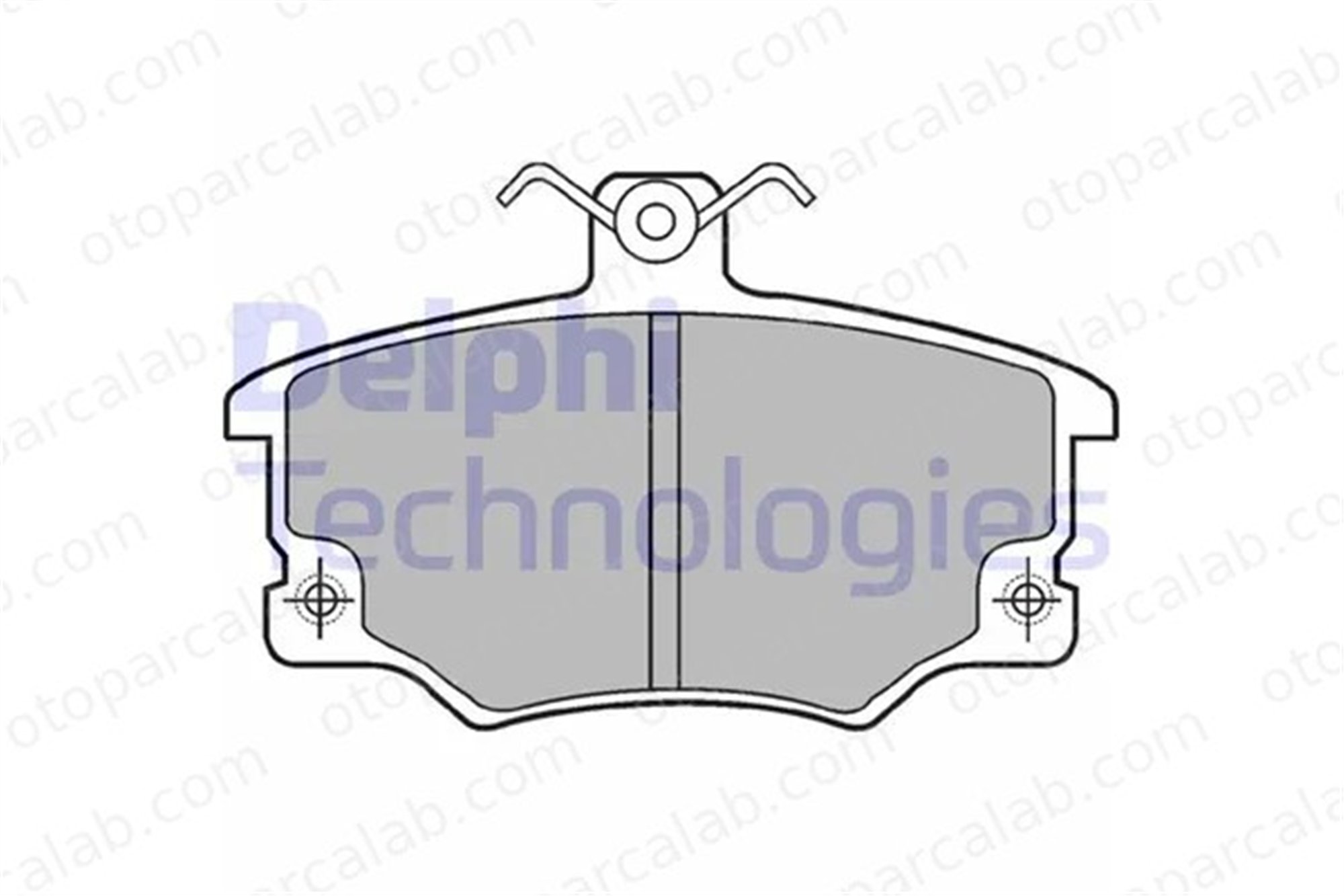 DELPHI LP459 Fren Disk Balata Ön FIAT TIPO UNO 5892735 60810239