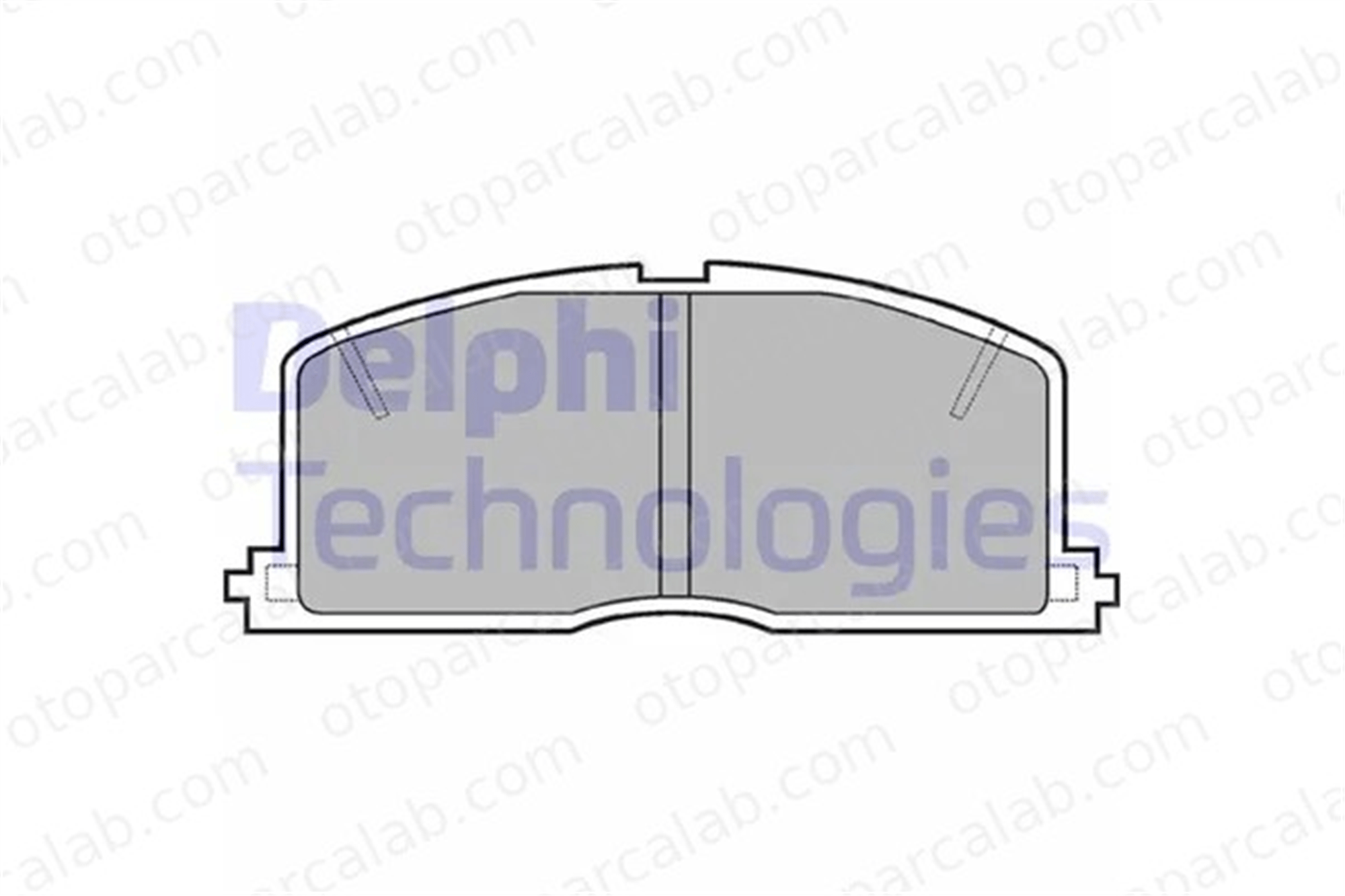 DELPHI LP460 Fren Disk Balata Ön TOYOTA COROLLA COROLLA Liftback 446512020 0446512020