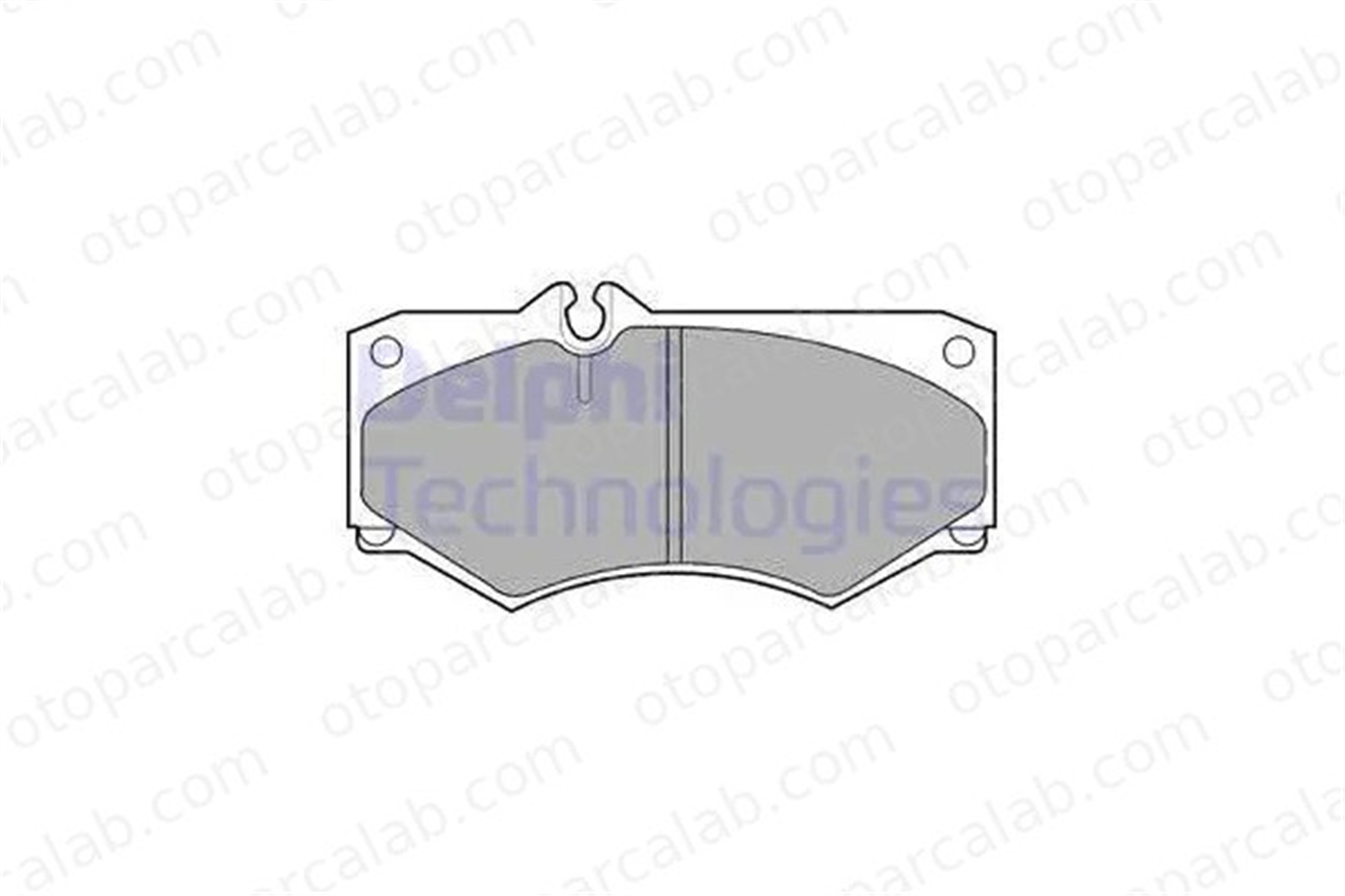 DELPHI LP468 Fren Disk Balata Ön MERCEDES-BENZ G-SERISI T1 Platform şasi 14201420 0014201420