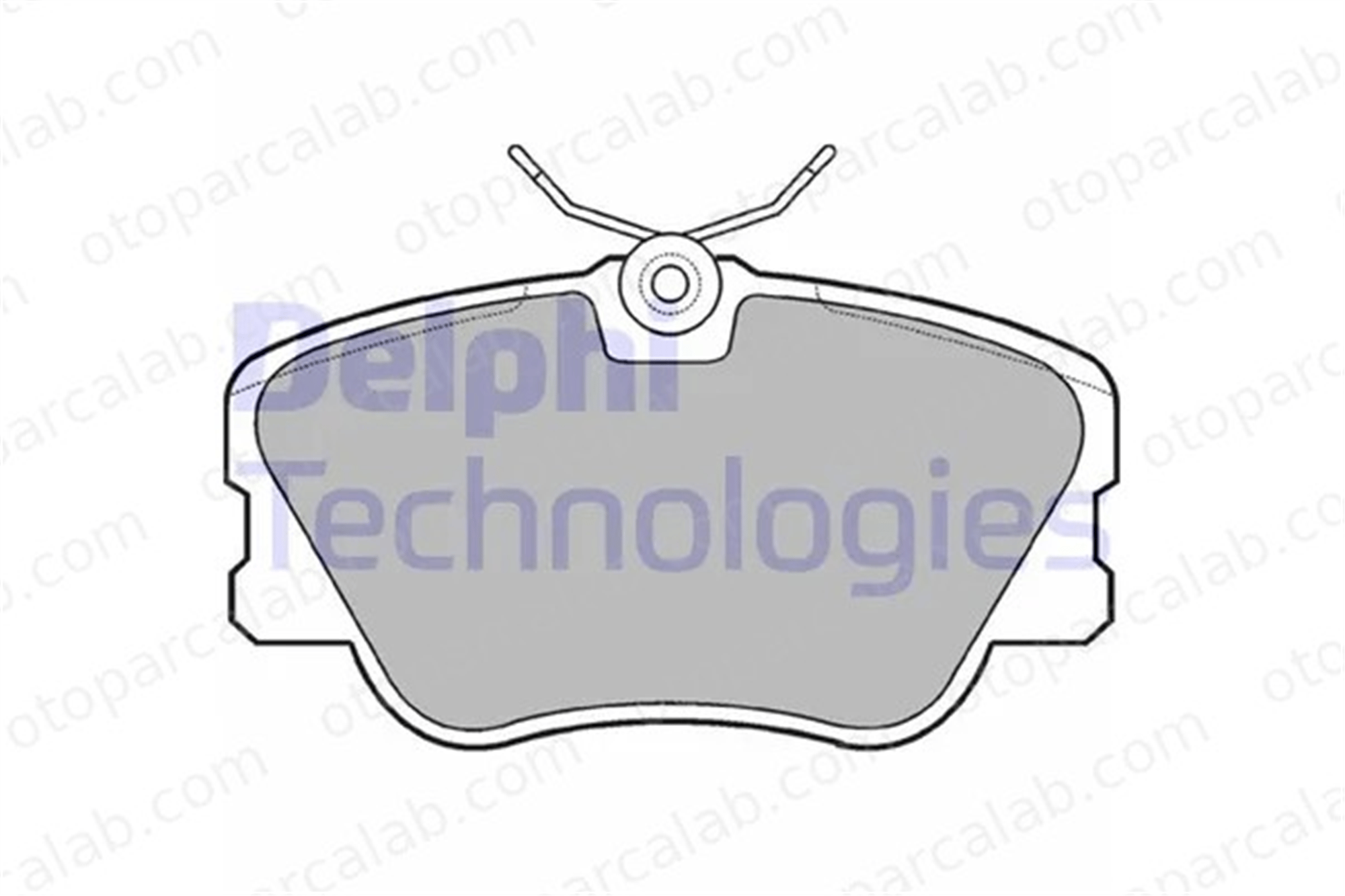 DELPHI LP499 Fren Disk Balata Ön MERCEDES-BENZ 124 Sedan 124 T-Model 1429920 000 142 9920