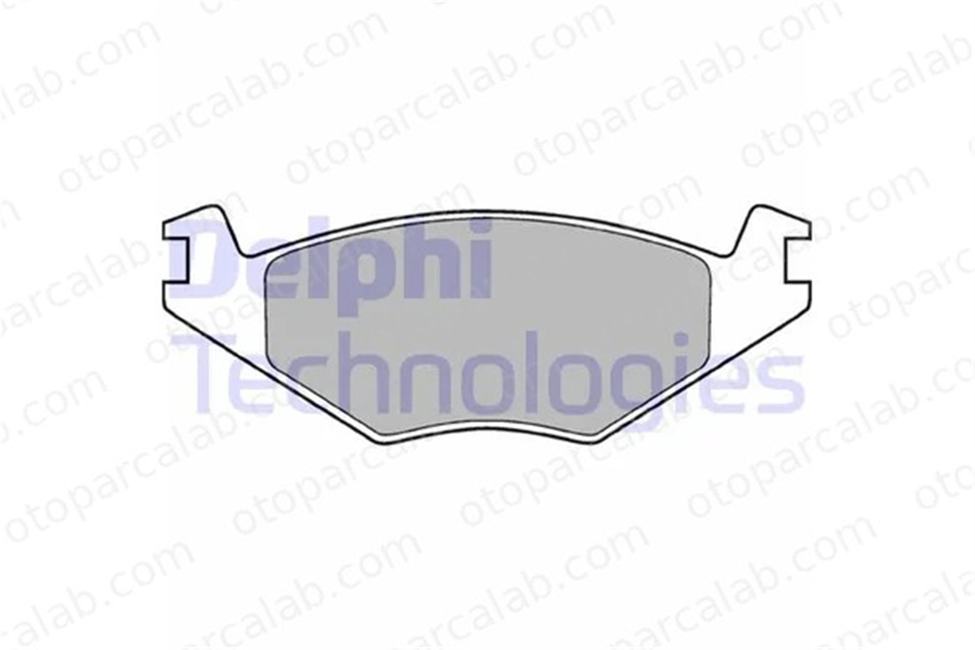 DELPHI LP505 Fren Disk Balata Ön VW GOLF II JETTA II 191615115K