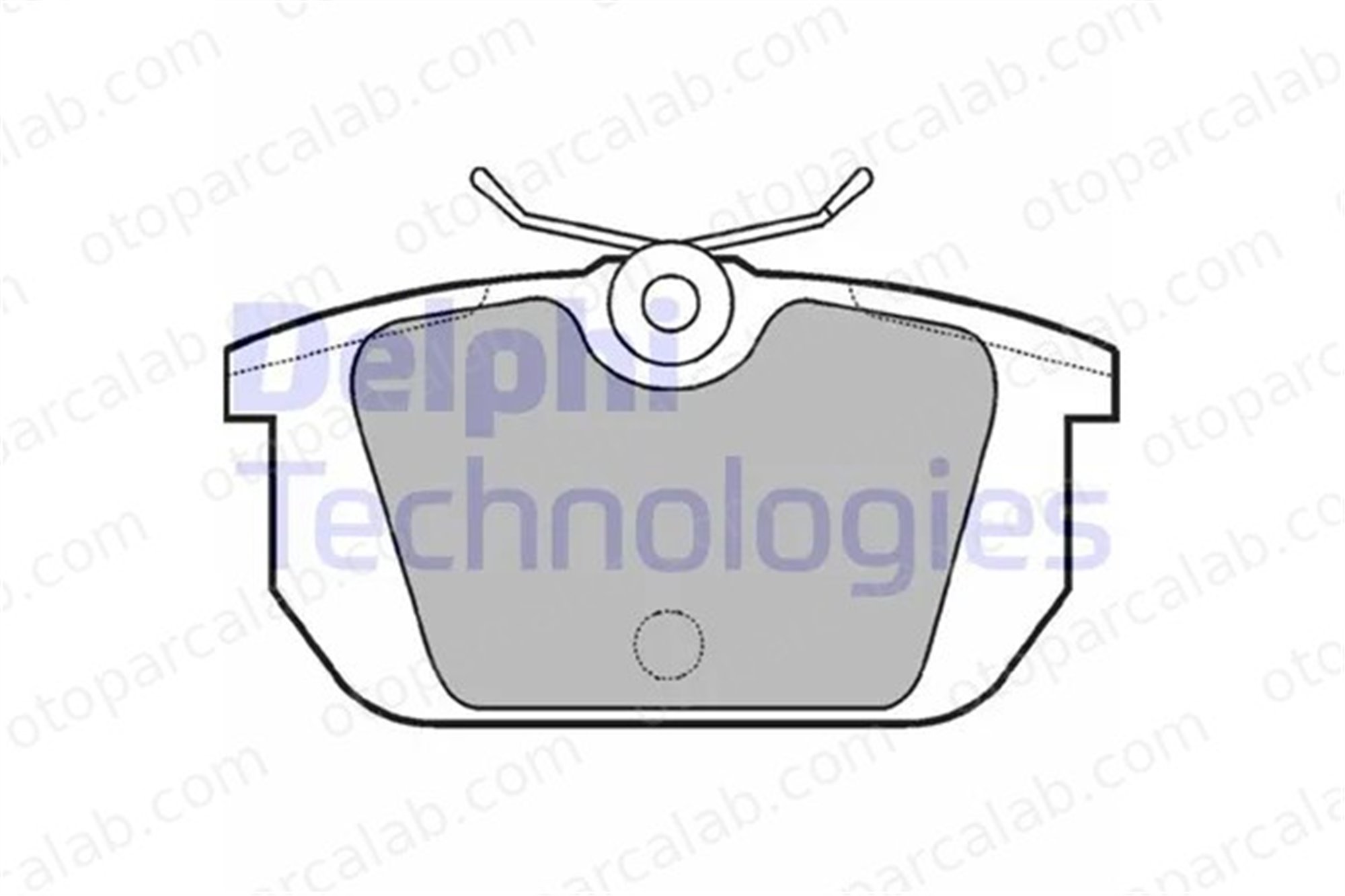 DELPHI LP522 Fren Disk Balata Arka ALFA ROMEO 33 33 Sportwagon 9946861 60765020