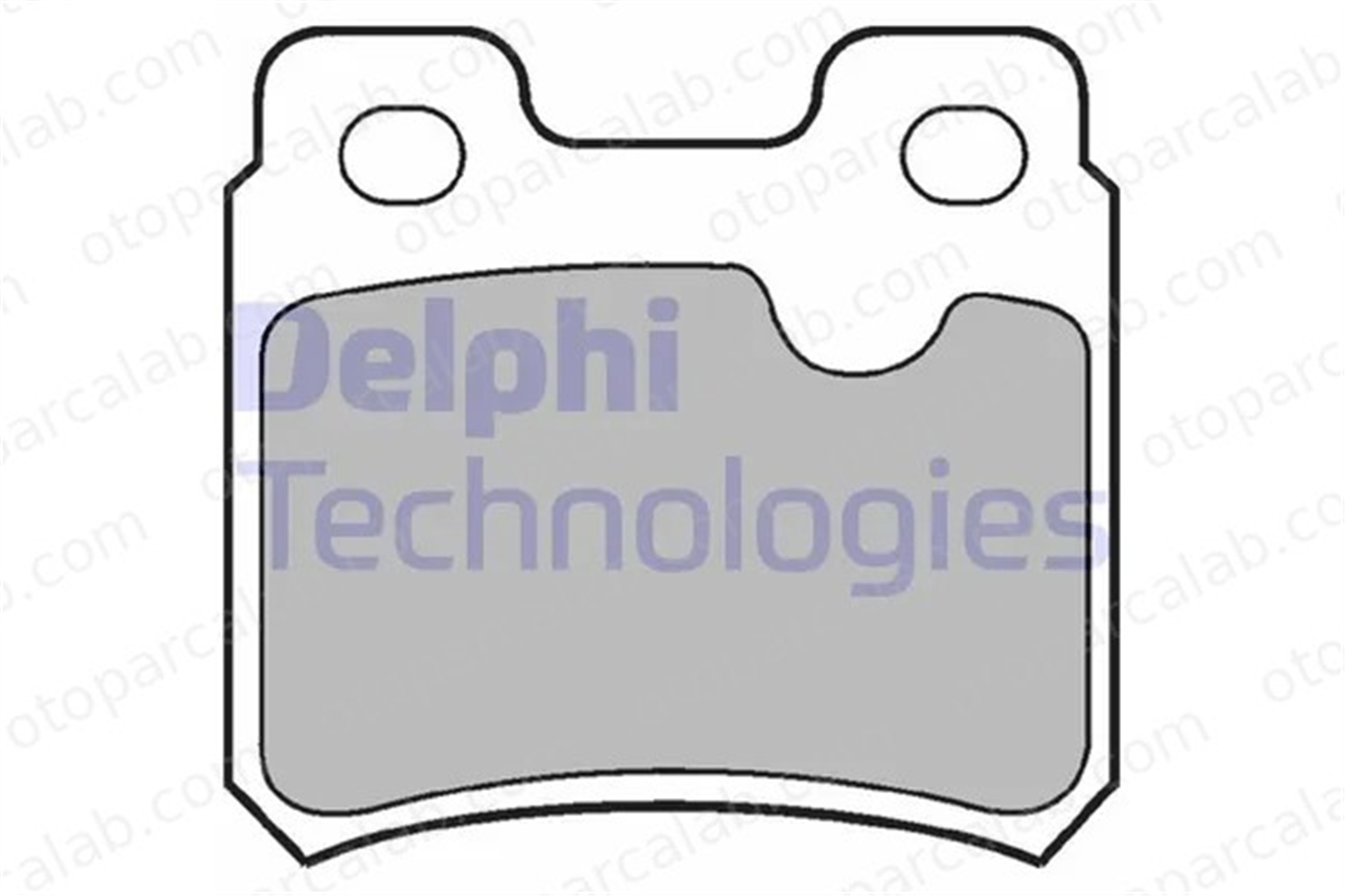 DELPHI LP586 Fren Disk Balata Arka OPEL OMEGA A Station wagon OMEGA A 1605877 1605728