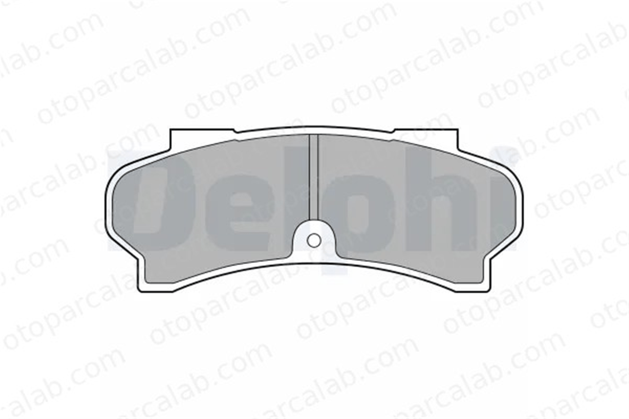 DELPHI LP588 Fren Disk Balata Ön PEUGEOT J7 Panelvan/Van J7 Platform şasi 424574 425012