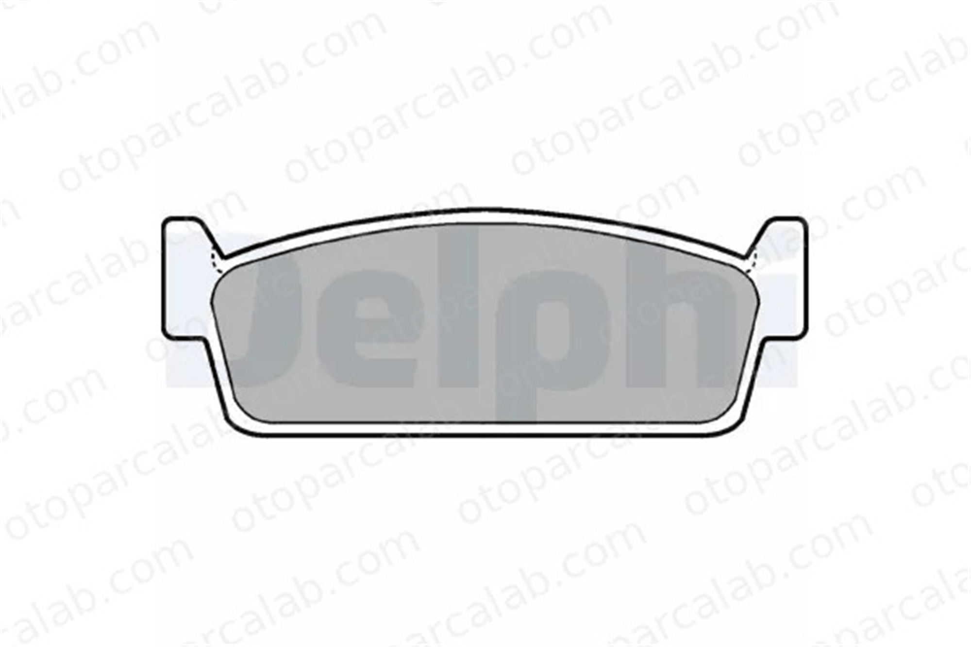 DELPHI LP646 Fren Disk Balata Arka NISSAN 200SX MAXIMA II 40206V6786 4406021P85