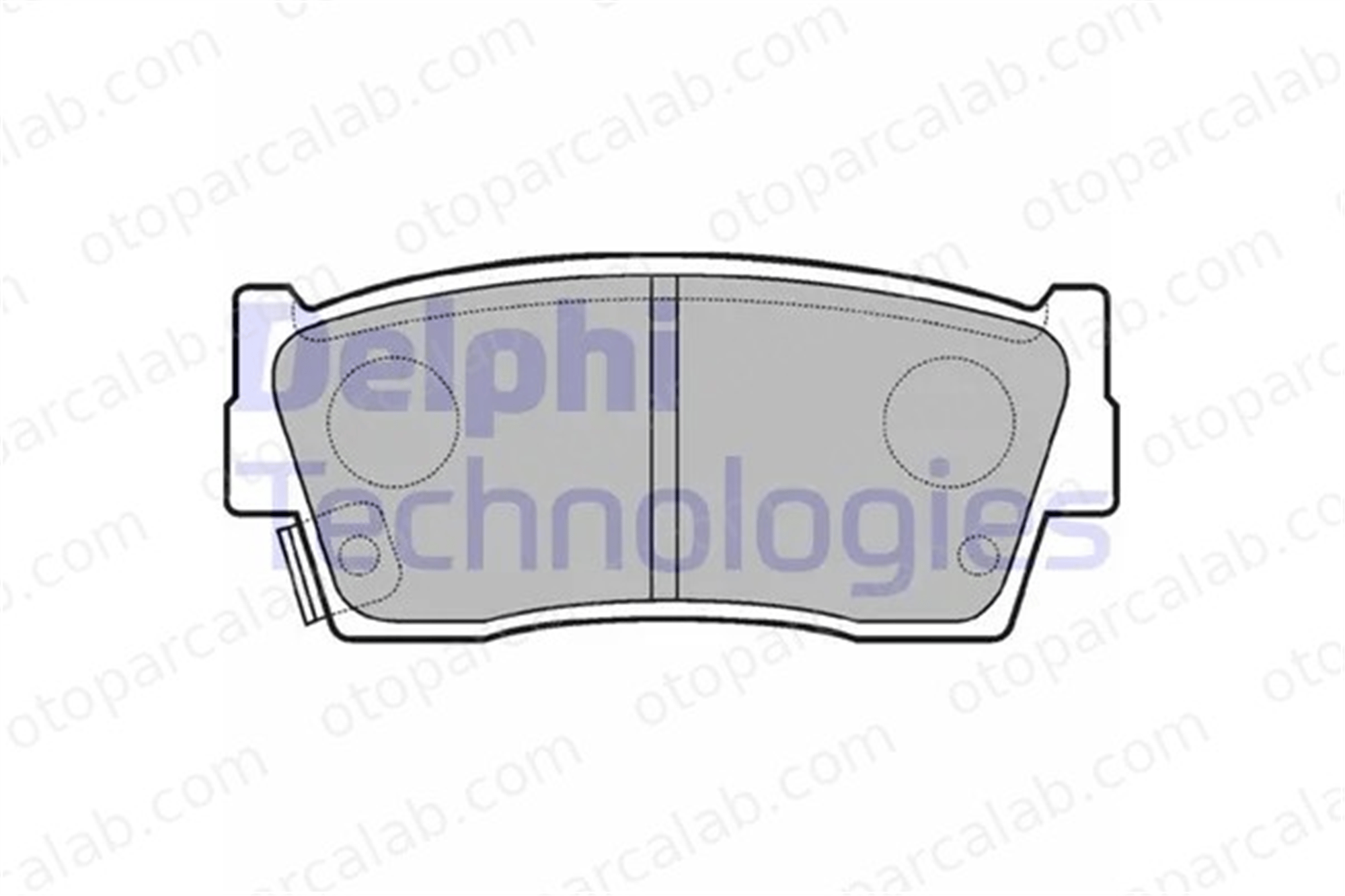 DELPHI LP684 Fren Disk Balata Ön SUZUKI VITARA VITARA Cabrio 5520061870 5520060811
