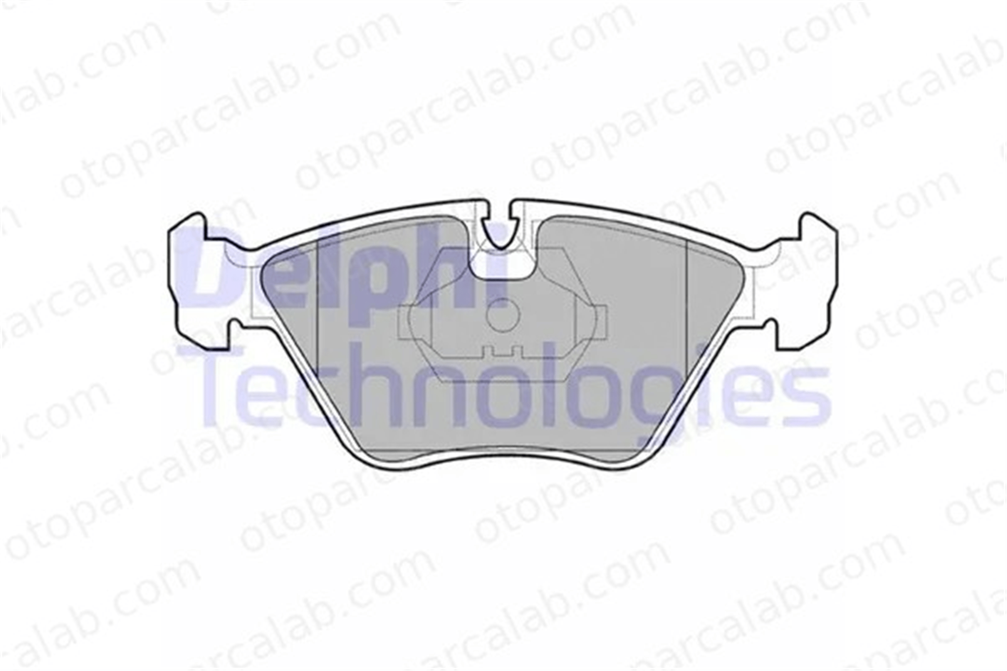 DELPHI LP705 Fren Disk Balata Ön JAGUAR XJ AUDI 100 C3 Avant 447615115E 447615116E