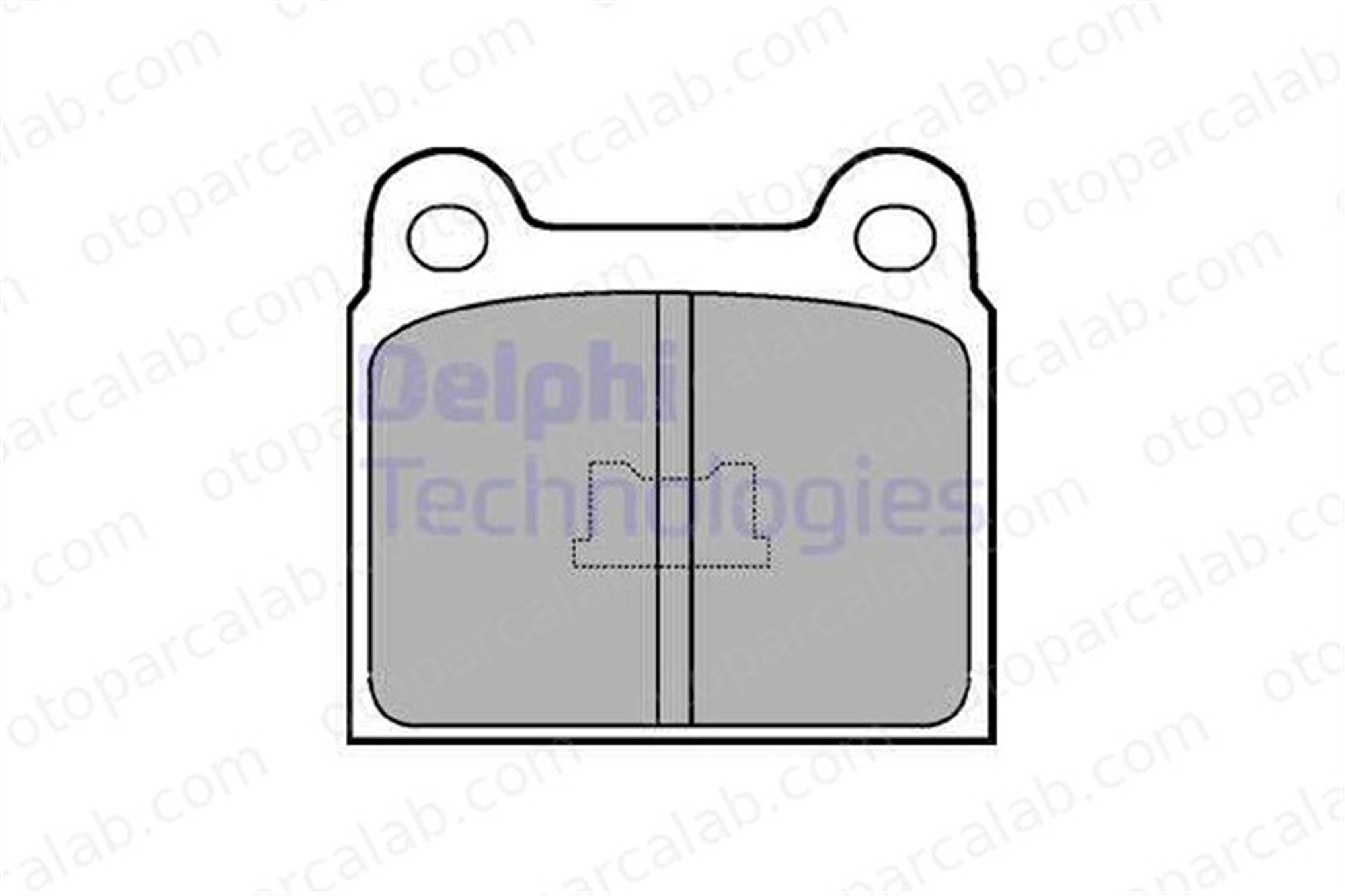 DELPHI LP76 Fren Disk Balata Ön AUDI 80 B1 Sedan VW SCIROCCO 171698151E 811698151