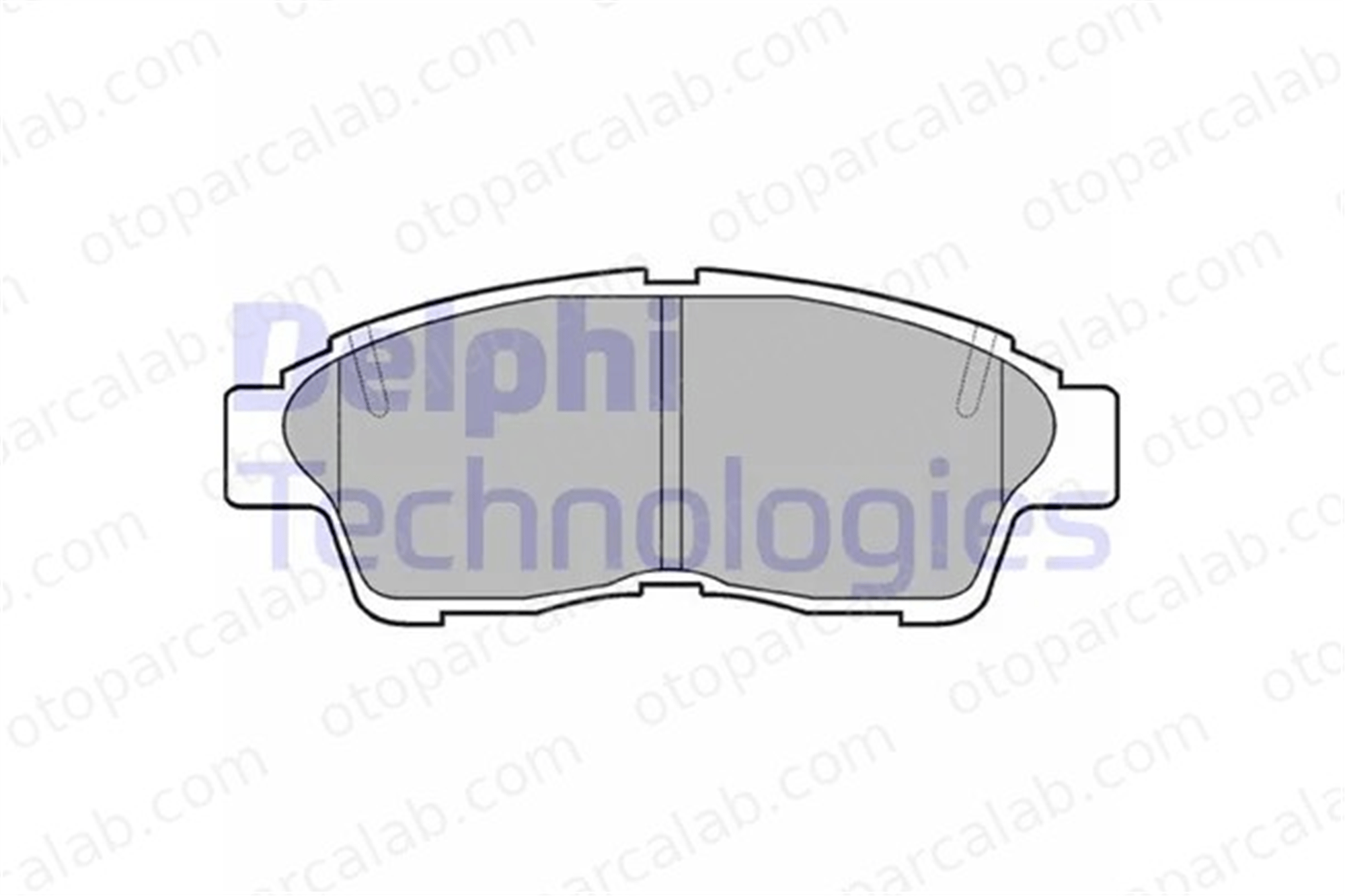 DELPHI LP789 Fren Disk Balata Ön TOYOTA COROLLA COROLLA Compact 446505010 0446505010