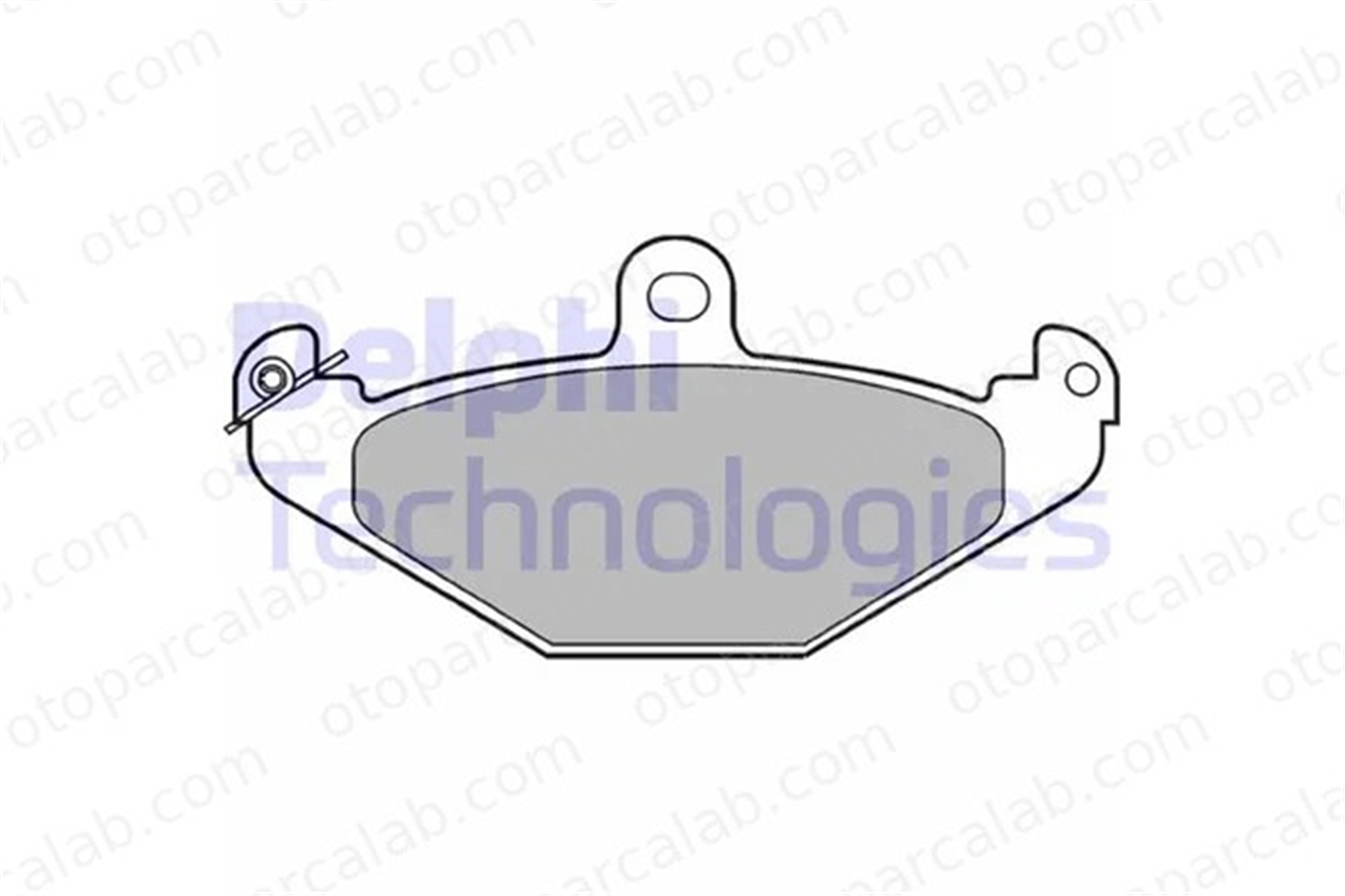 DELPHI LP821 Fren Disk Balata Arka RENAULT 21 Sedan LAGUNA I Grandtour 7701203124 4762999