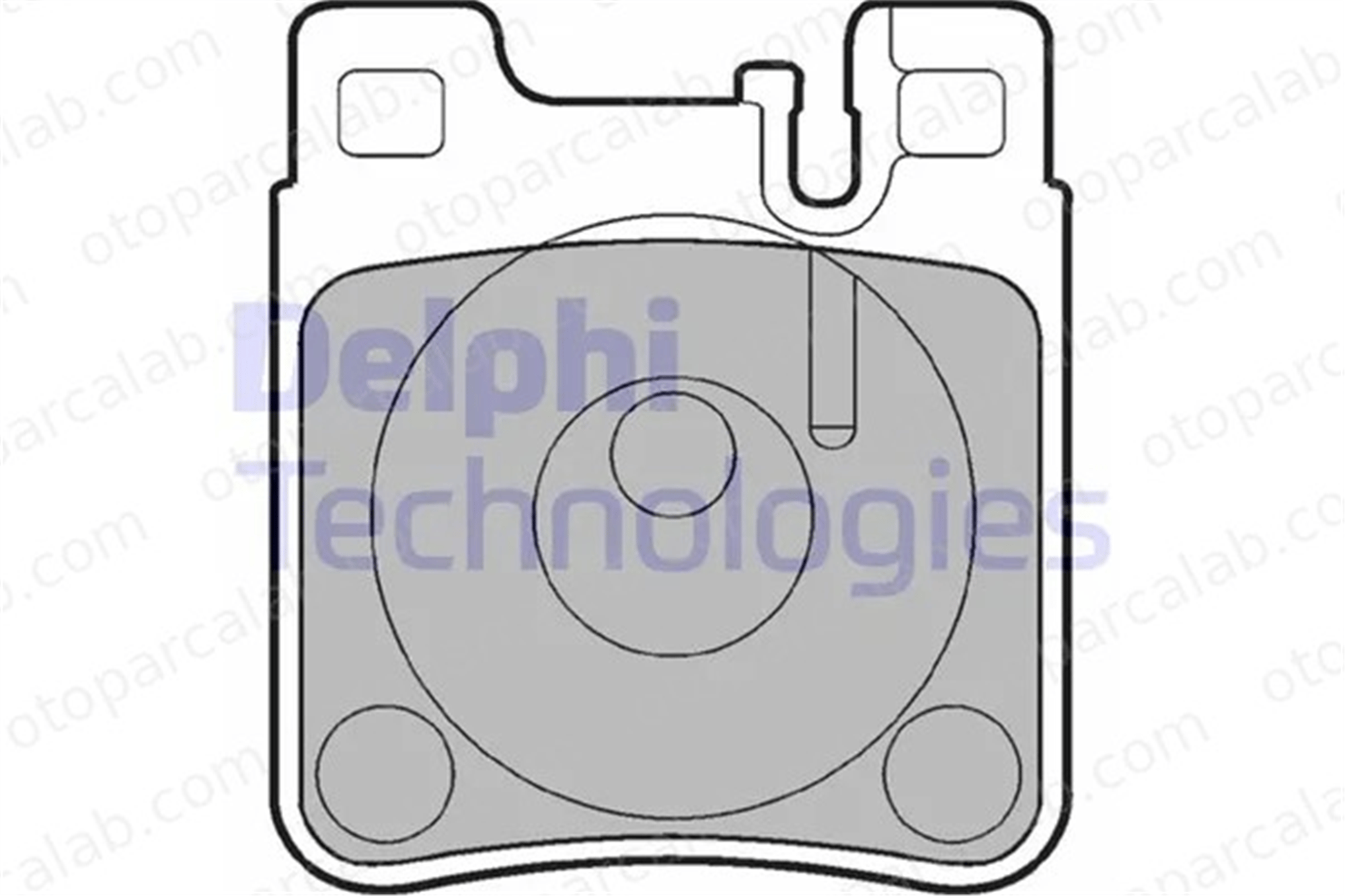 DELPHI LP841 Fren Disk Balata Arka MERCEDES-BENZ E-SERISI T-Model S-SERISI A0034204920 5143633AA