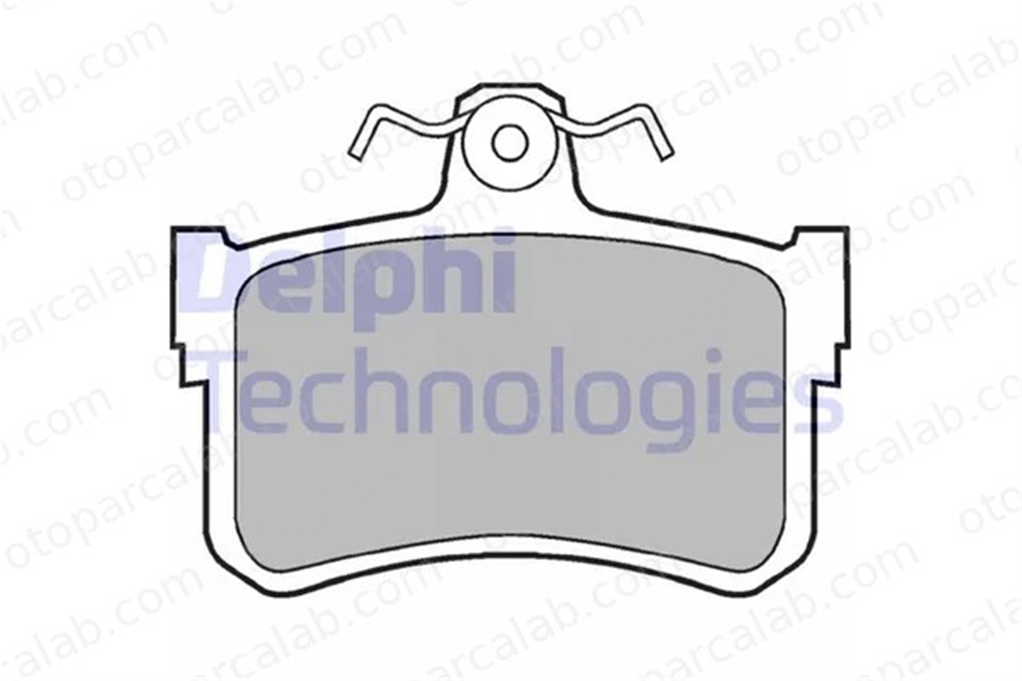 DELPHI LP880 Fren Disk Balata Ön ROVER 800 Hatchback 800 GBP90323 SFP10012