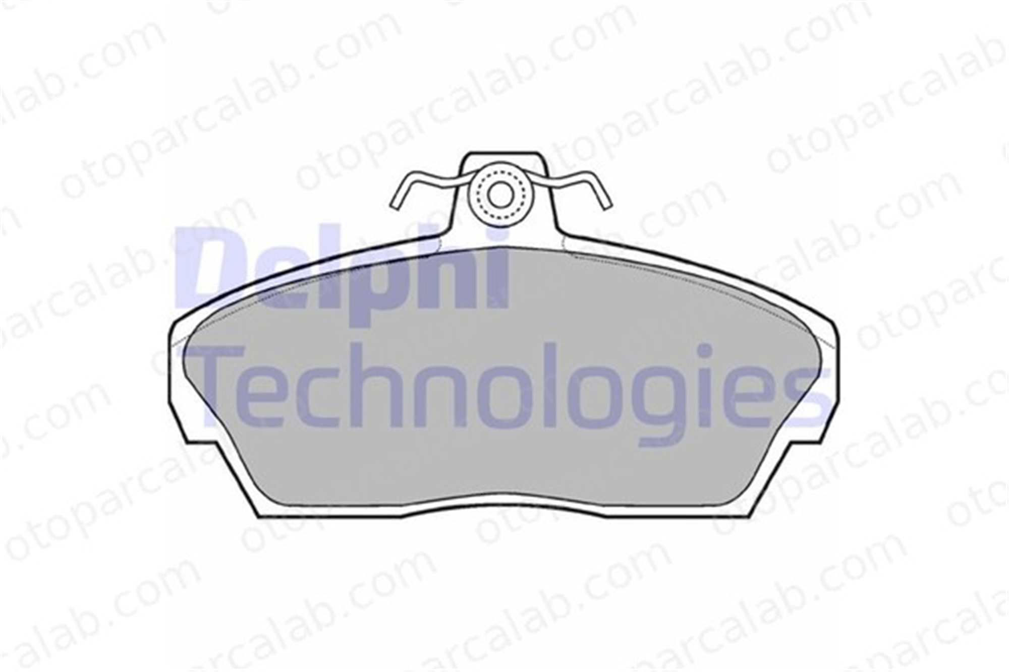 DELPHI LP911 Fren Disk Balata Ön ROVER 200 II Hatchback 400 II 45022S6DE51 45022S6DE01