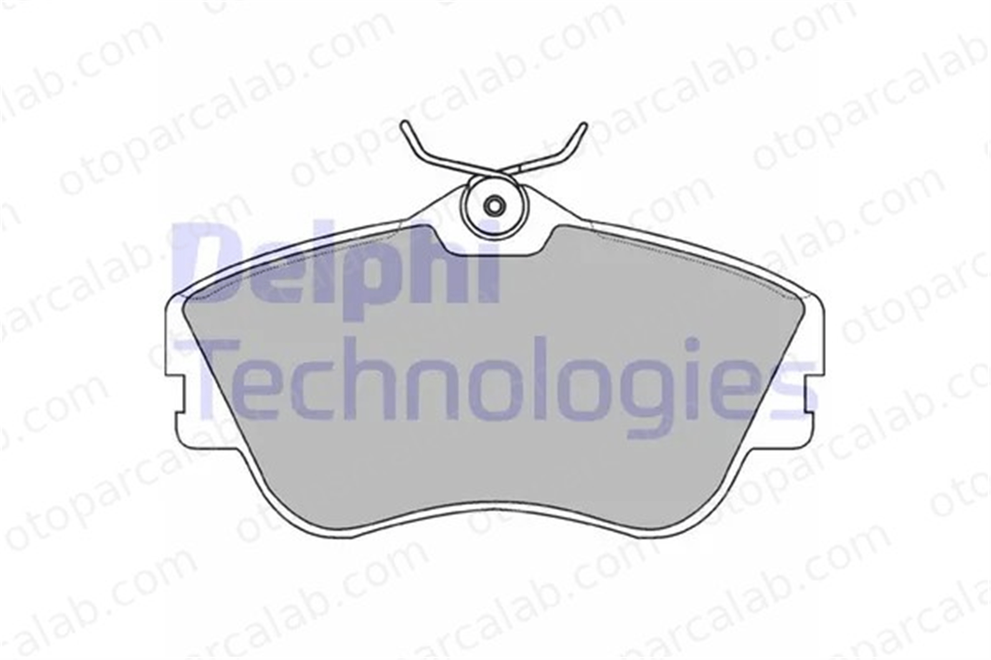DELPHI LP918 Fren Disk Balata Ön VW TRANSPORTER T4 Minibüs/Otobüs TRANSPORTER T4 Panelvan/Van 701698151 701698151D