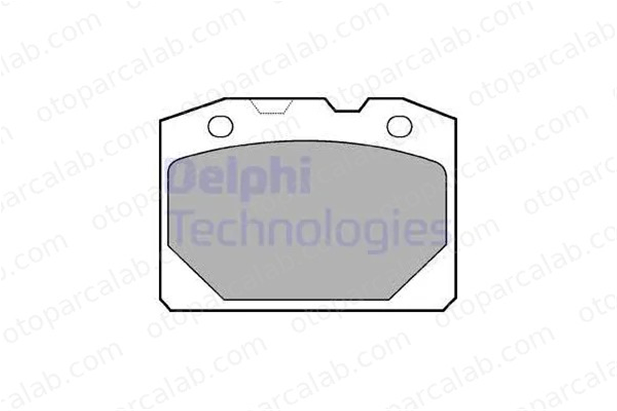 DELPHI LP92 Fren Disk Balata Ön LADA 1200-1600 NOVA 21013501089 21013501090