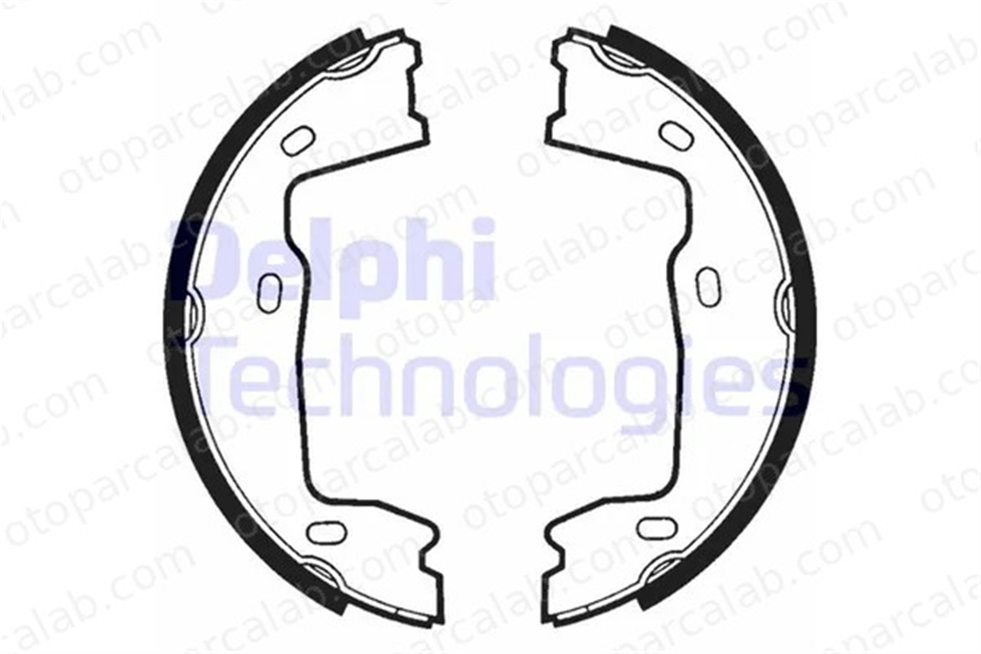 DELPHI LS1381 Fren Pabuçlu Balata Arka OPEL KADETT E Station wagon REKORD E 1605590 90399218