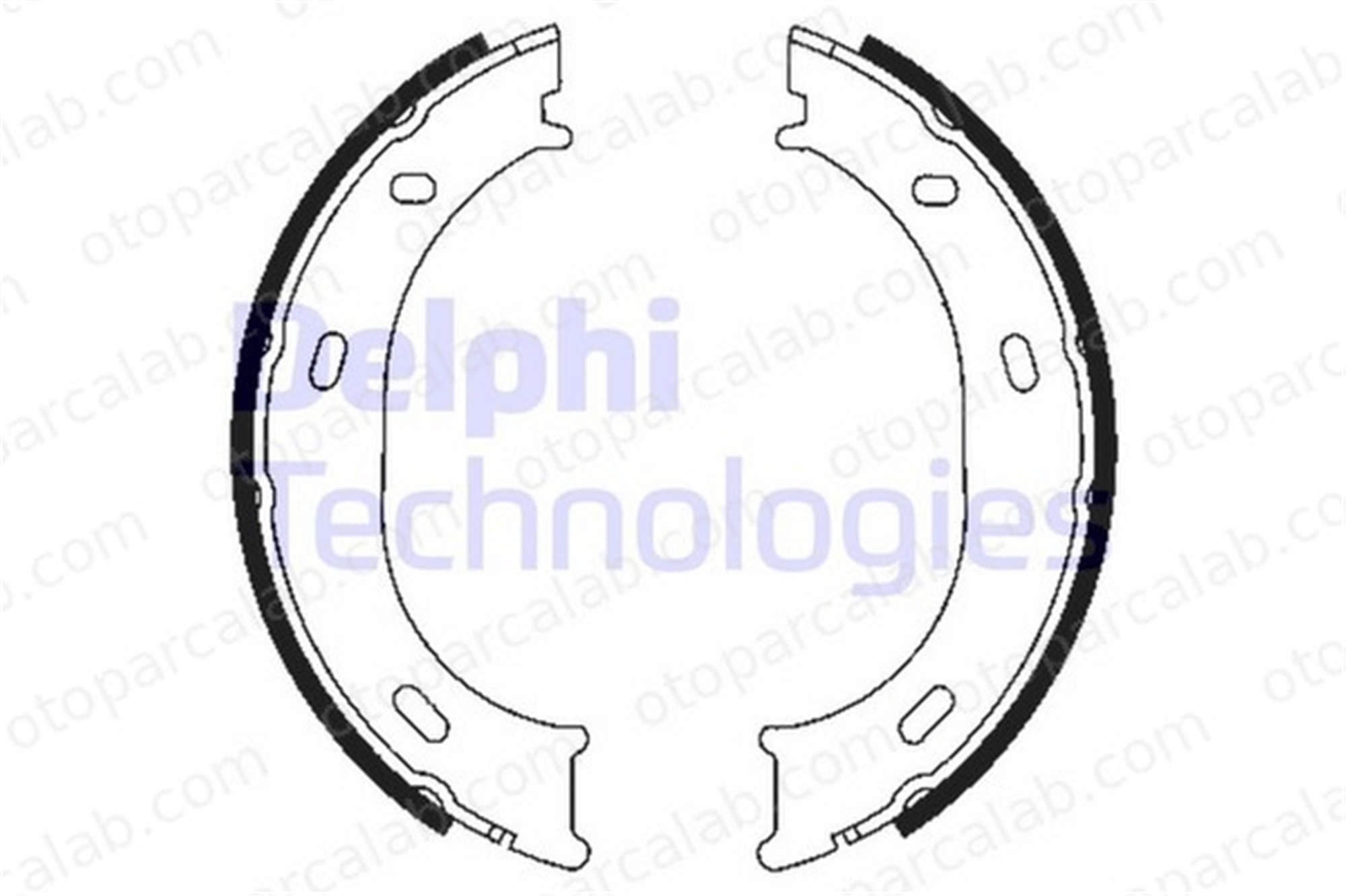 DELPHI LS1905 Fren Pabuçlu Balata Arka MERCEDES-BENZ G-SERISI 24205820 002 420 5820
