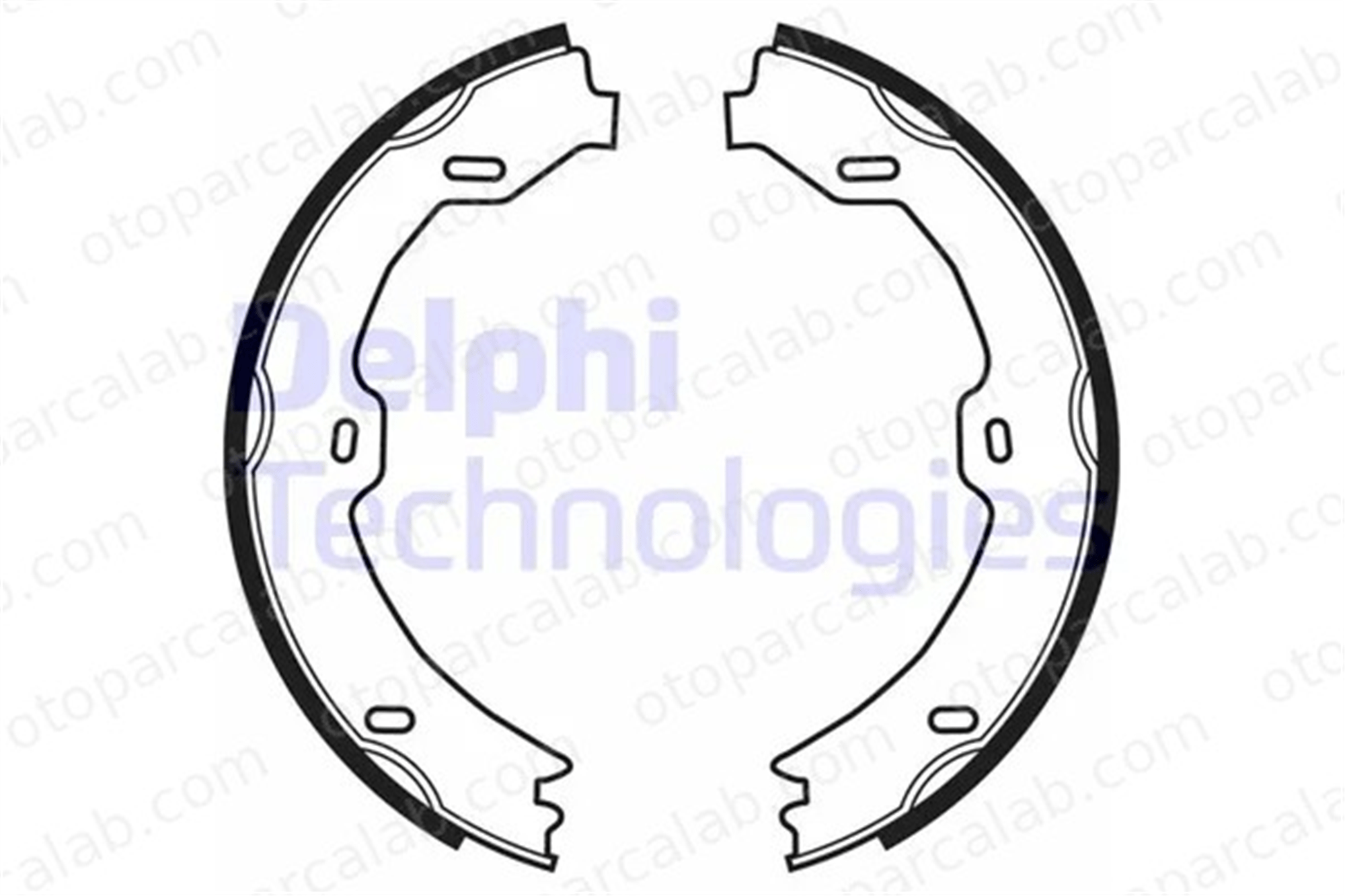 DELPHI LS1923 El Fren Balatası MERCEDES-BENZ E-SERISI E-SERISI T-Model 2204200520 1974200120