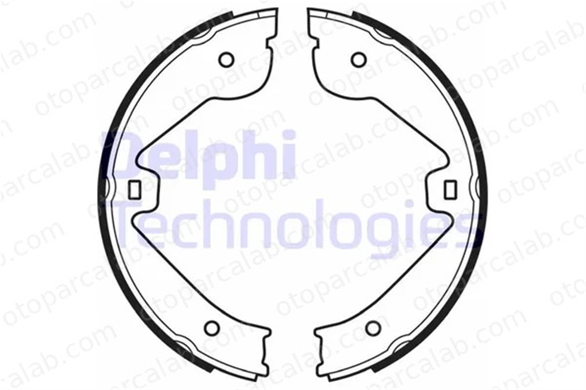 DELPHI LS1995 El Fren Balatası MERCEDES-BENZ R-SERISI AUDI Q7 SFS000051 7L0698525