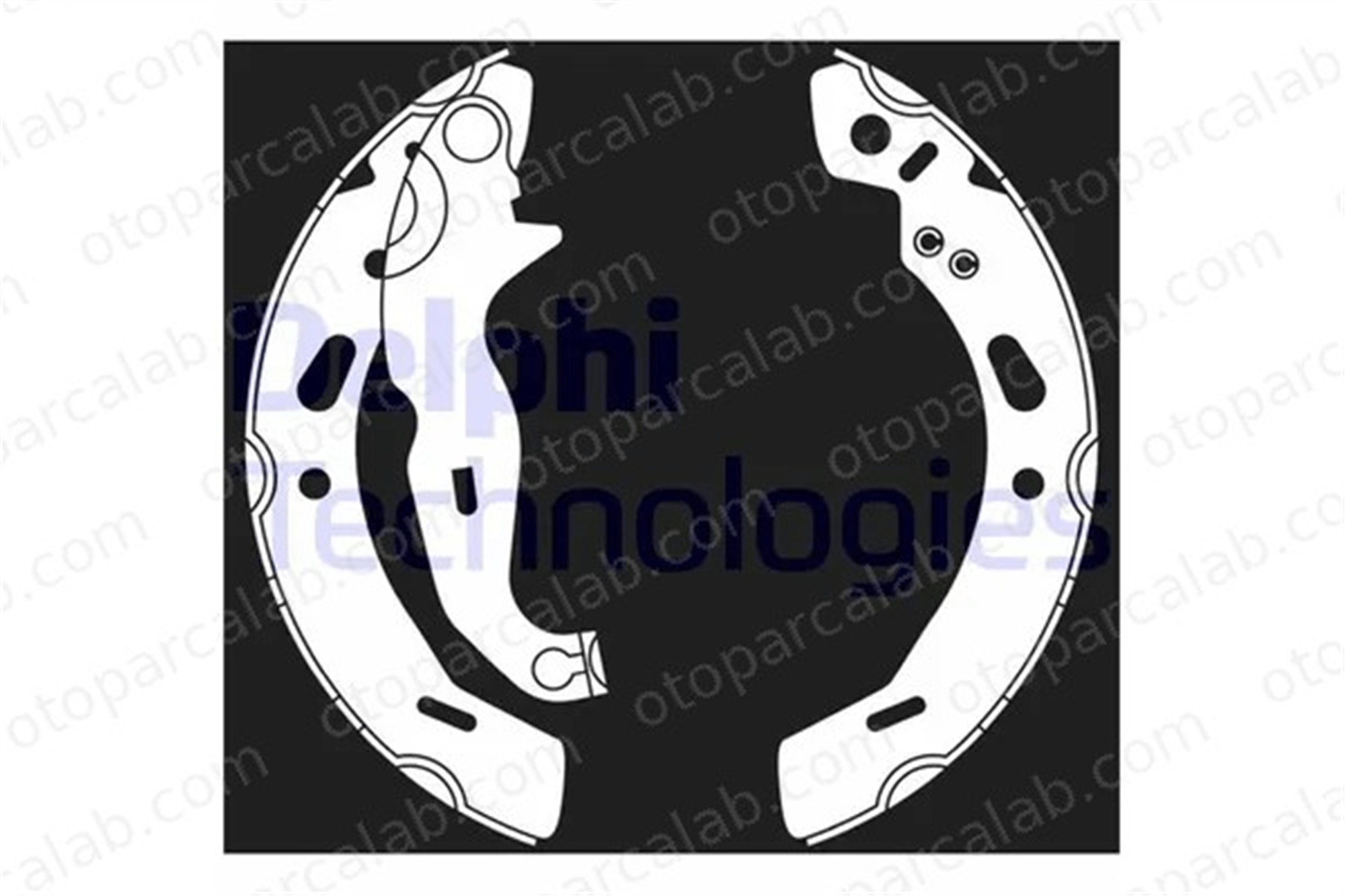 DELPHI LS2016 Fren Pabuçlu Balata Arka FORD FIESTA VI MAZDA 2 1550225 1558094
