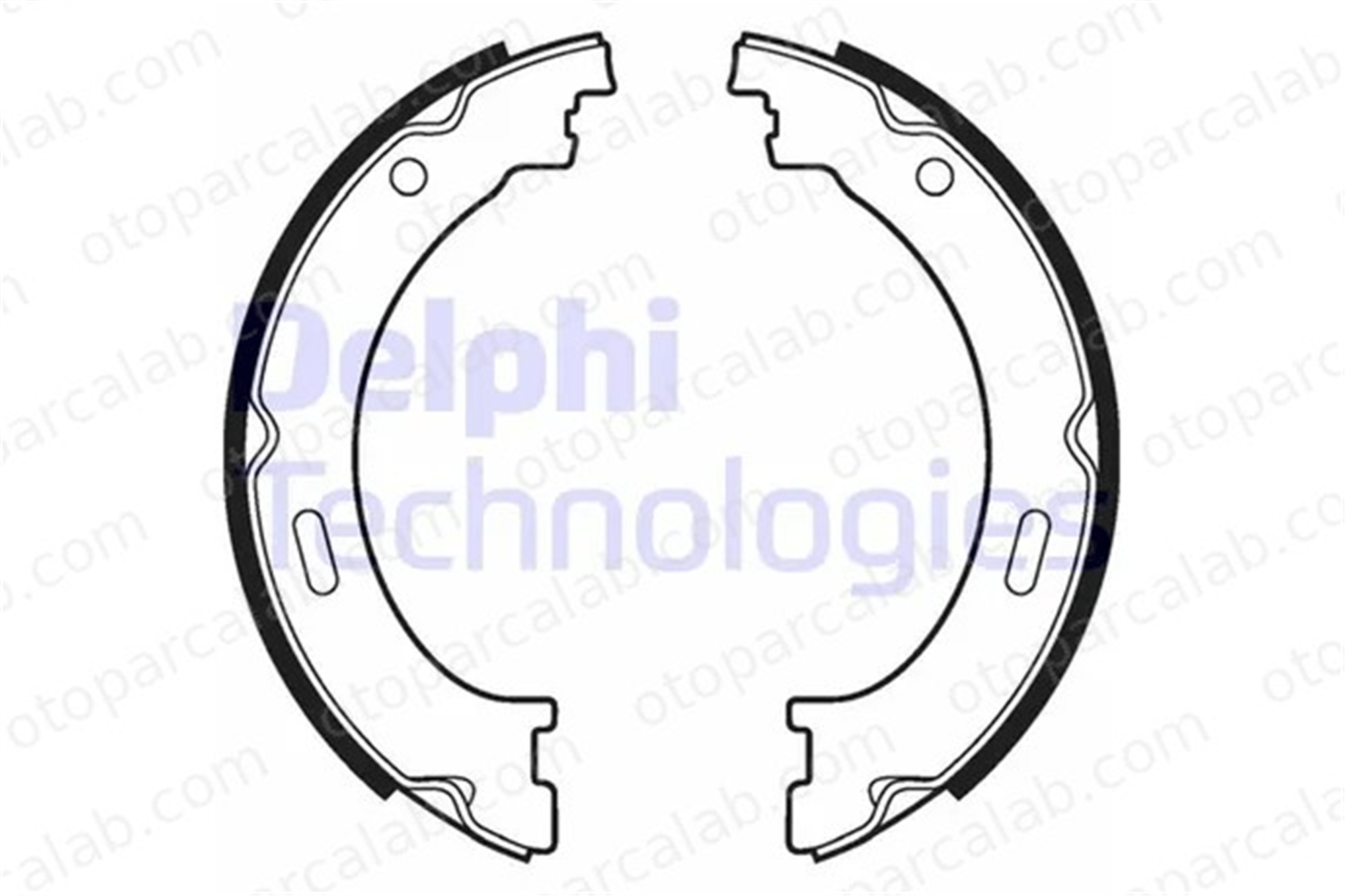 DELPHI LS2041 Fren Pabuçlu Balata Arka JEEP GRAND CHEROKEE III COMMANDER 5093390AA 05093390AA