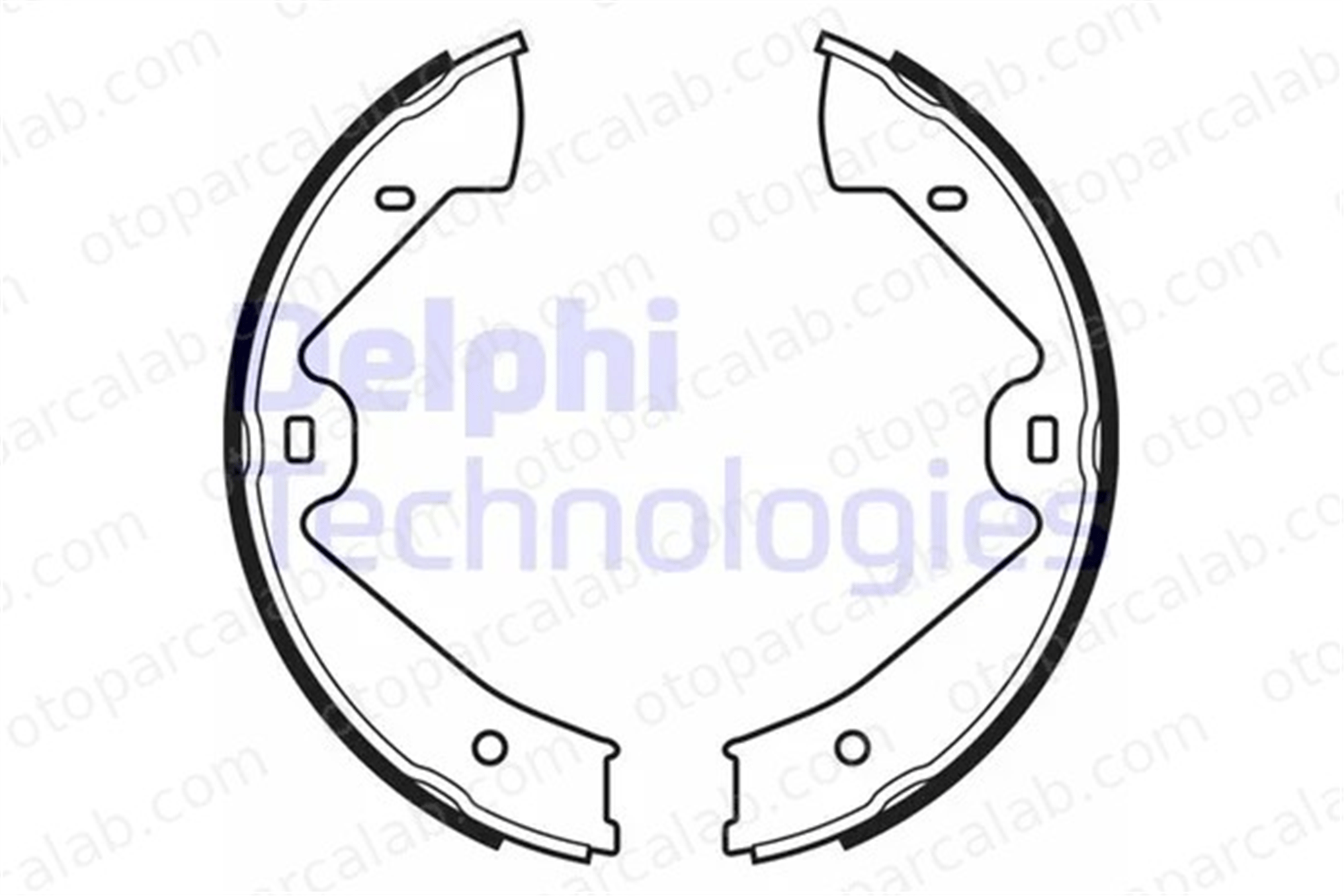 DELPHI LS2070 Fren Pabuçlu Balata Arka PORSCHE CAYENNE VW TOUAREG 95835292500 7P0698525