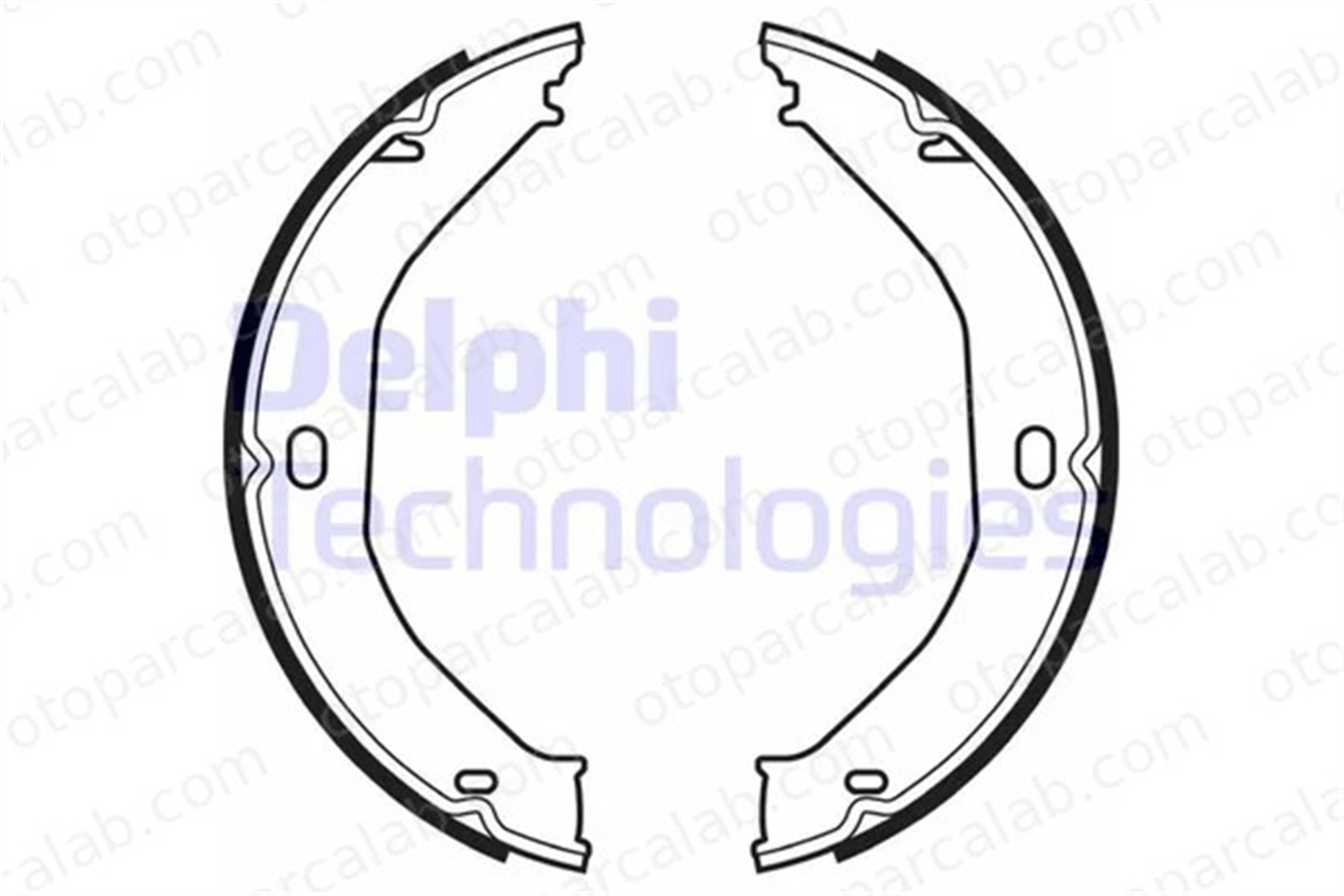 DELPHI LS2078 Fren Pabuçlu Balata Arka JEEP GRAND CHEROKEE II 5011988AA 12473088