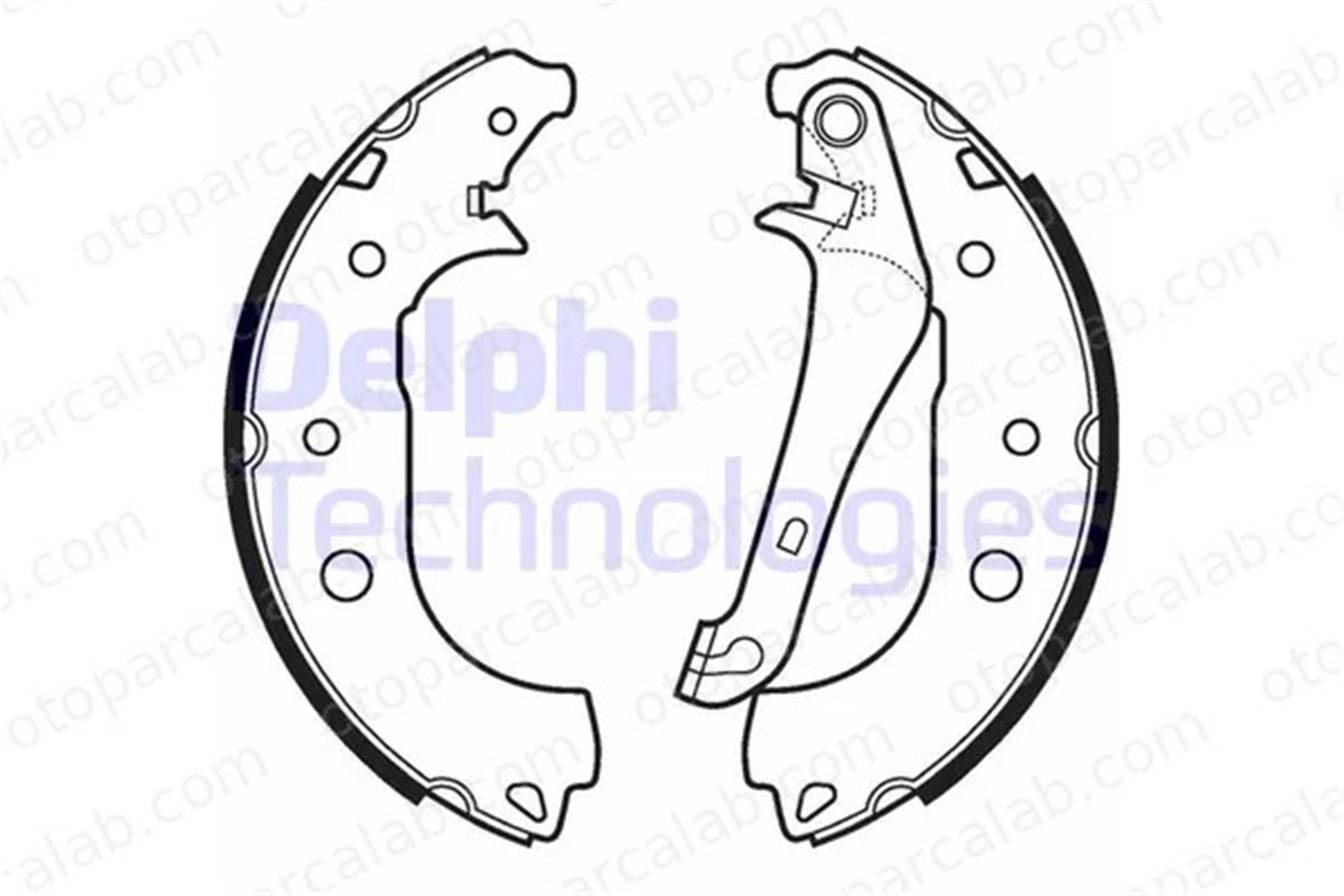 DELPHI LS2108 Fren Pabuçlu Balata Arka FORD ECOSPORT 2173521 1782874