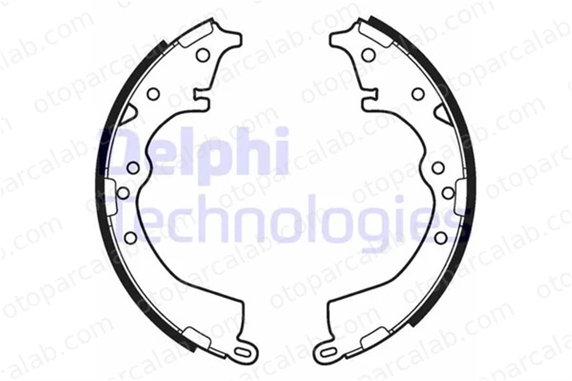 DELPHI LS2126 Fren Pabuçlu Balata Arka TOYOTA HILUX VII Pick-up 449528170 04495-28170
