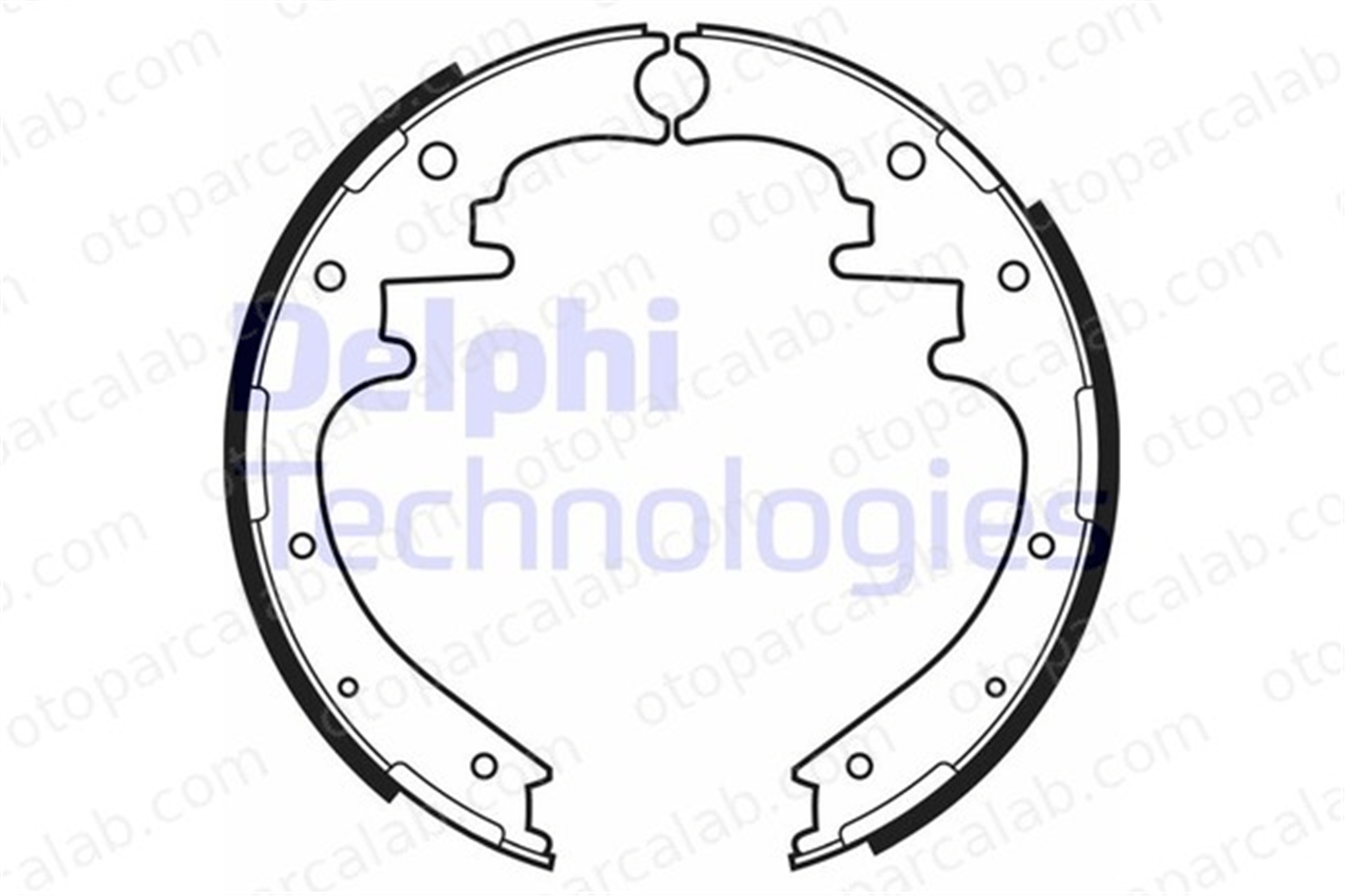 DELPHI LS2160 Fren Pabuçlu Balata Arka FORD RANGER FORD USA EXPLORER 1454551 1454550